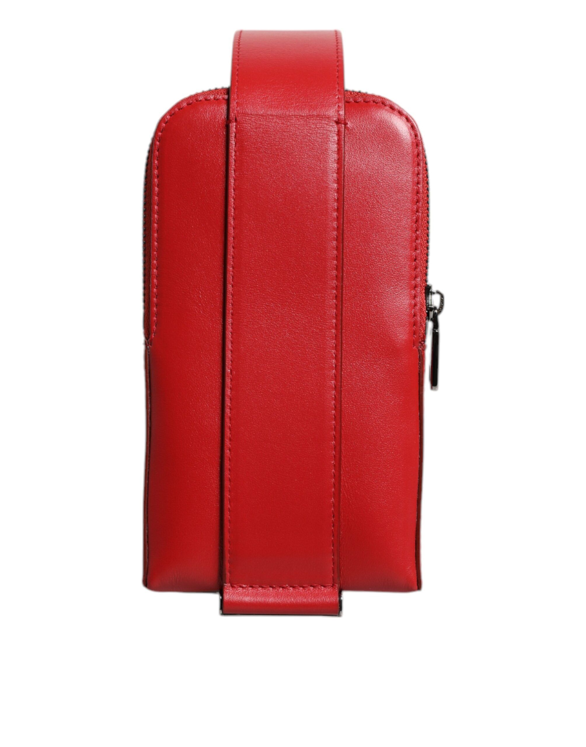 Leather Logo Zip Around Card Holder Wide Strap Men's Wallet (Pre-Owned) - Dolce & Gabbana - Modalova