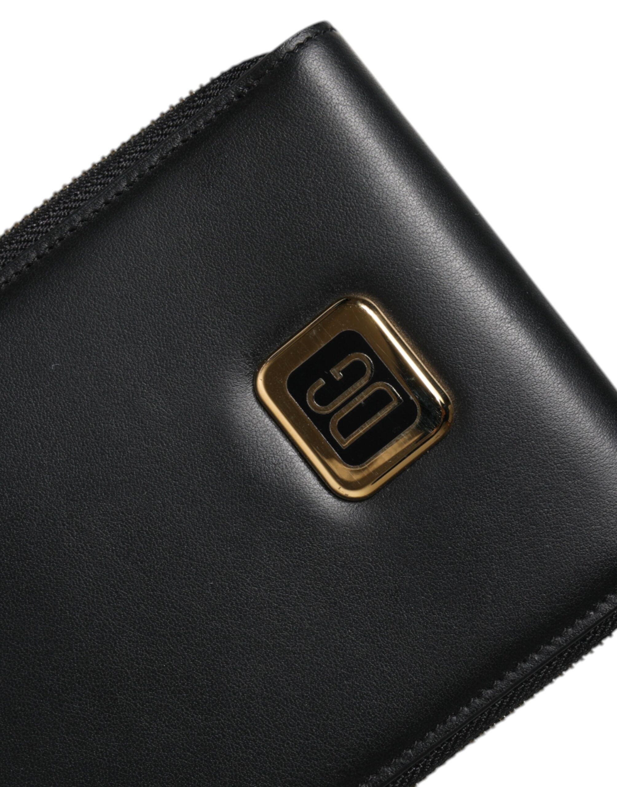 Leather Logo Plaque Neck Strap Card Coin Women's Wallet - Dolce & Gabbana - Modalova