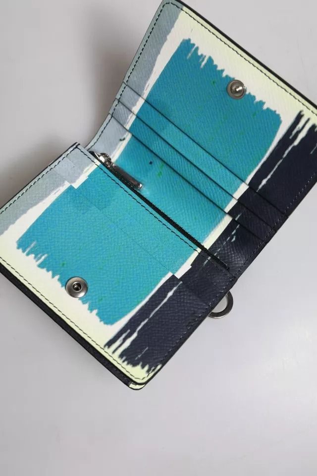 Leather DG Logo Bifold Card Holder Men's Wallet (Pre-Owned) - Dolce & Gabbana - Modalova