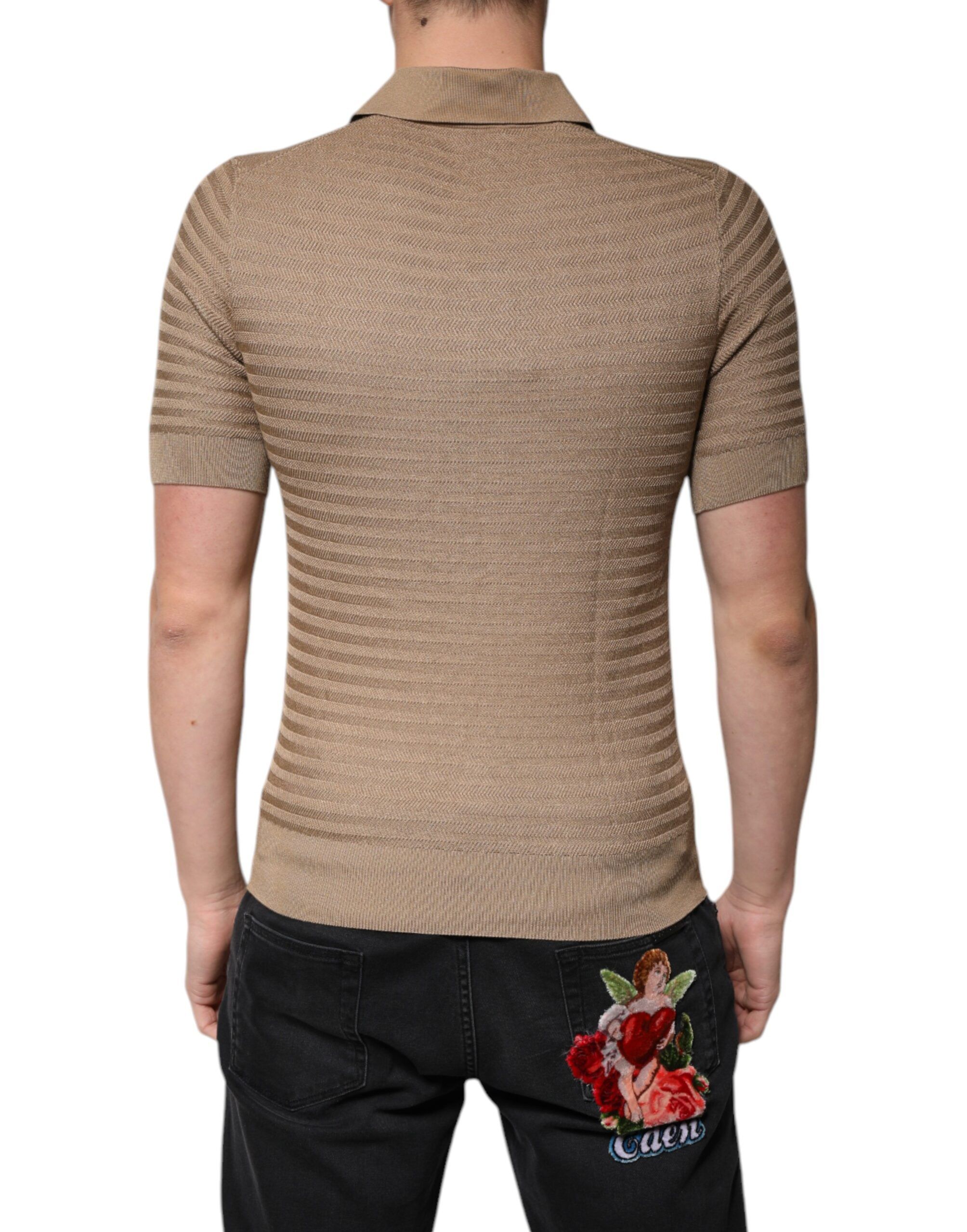 Collared Short Sleeves Polo Men's T-shirt - Dolce & Gabbana - Modalova