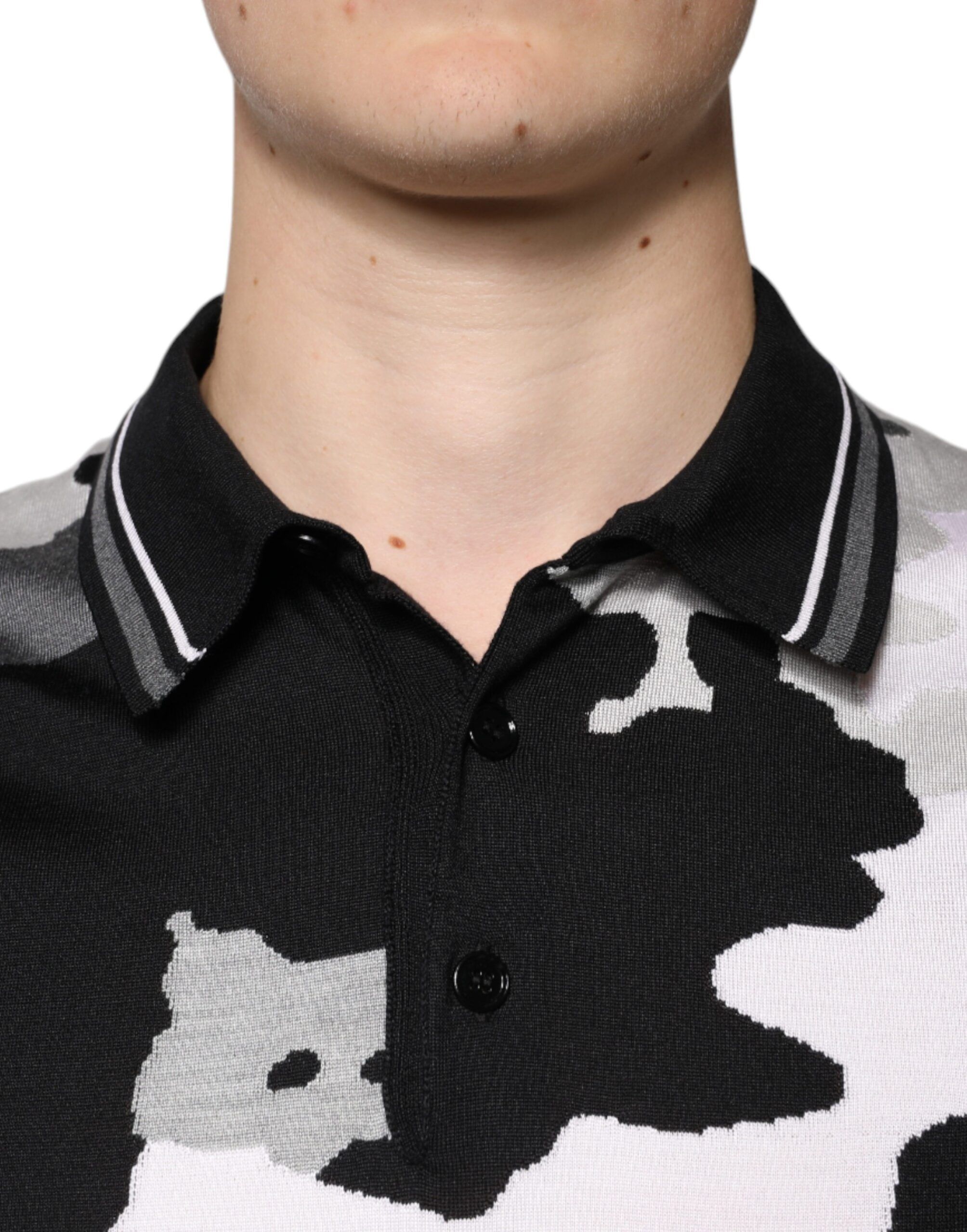 Camouflage Collared Polo Men's T-shirt - Dolce & Gabbana - Modalova