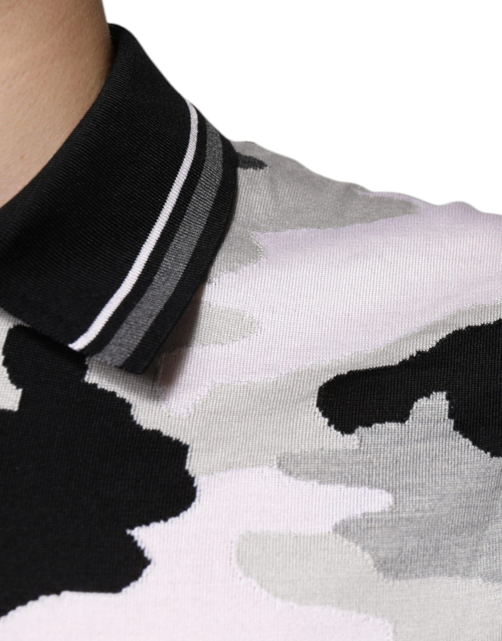 Camouflage Collared Polo Men's T-shirt - Dolce & Gabbana - Modalova