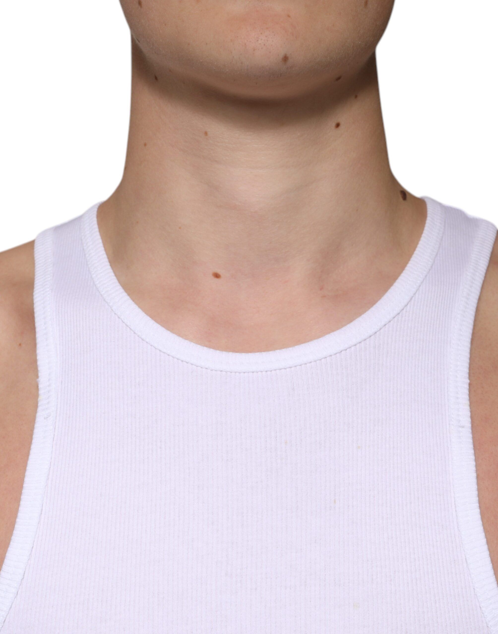 Cotton Sleeveless Round Neck Tank Men's T-shirt (Pre-Owned) - Dolce & Gabbana - Modalova