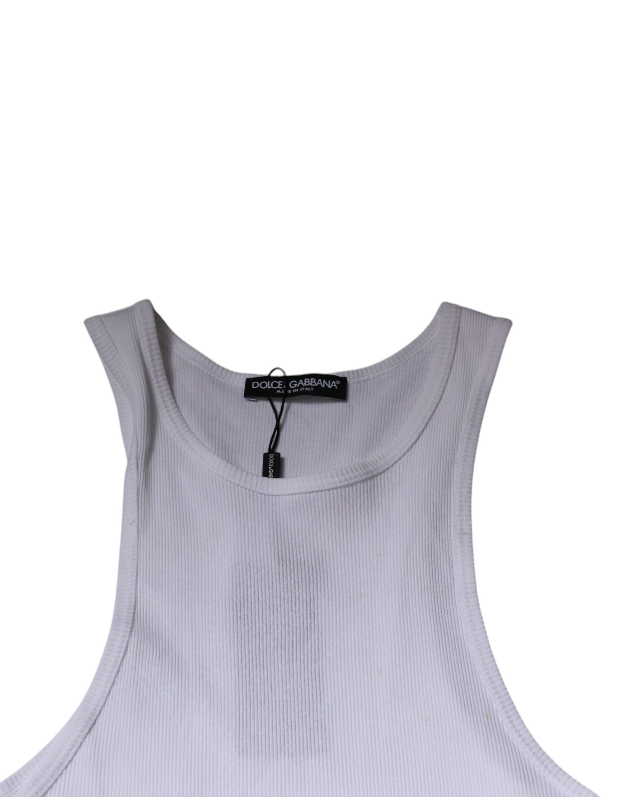 Cotton Sleeveless Round Neck Tank Men's T-shirt (Pre-Owned) - Dolce & Gabbana - Modalova