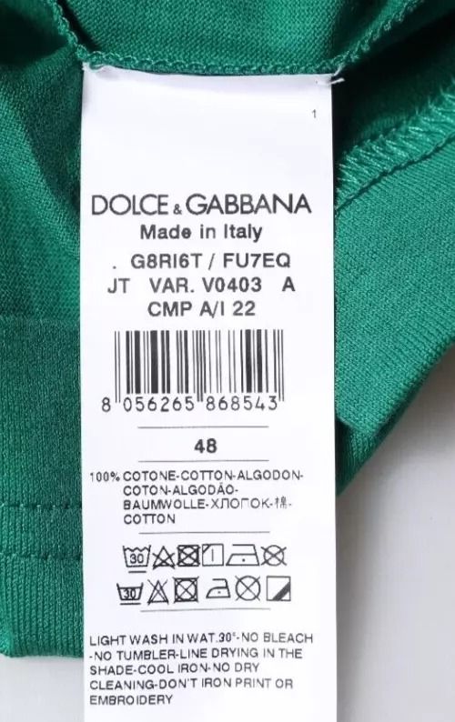 Logo Crew Neck Short Sleeves Men's T-shirt - Dolce & Gabbana - Modalova