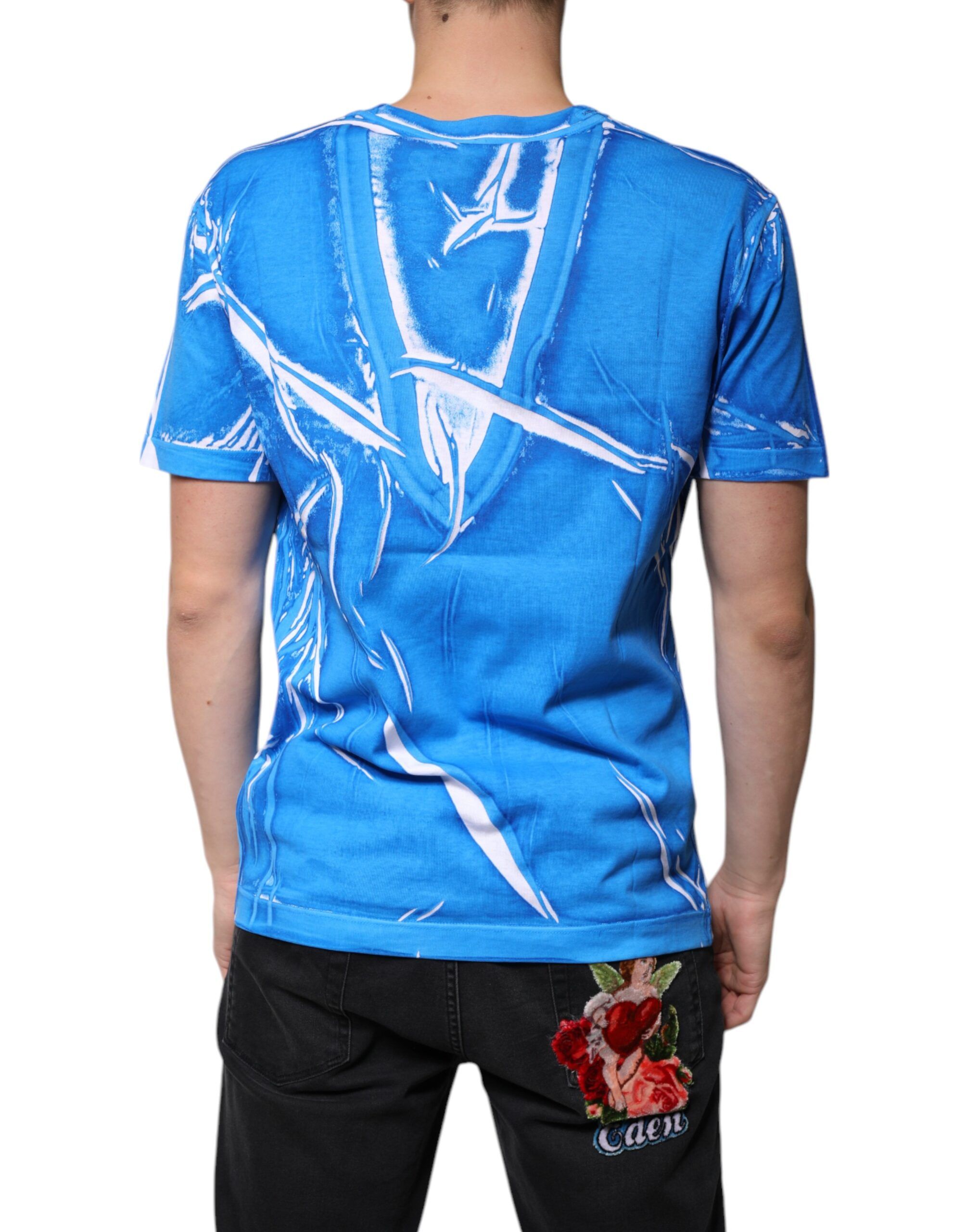 Cotton V-neck Short Sleeves Men's T-shirt - Dolce & Gabbana - Modalova