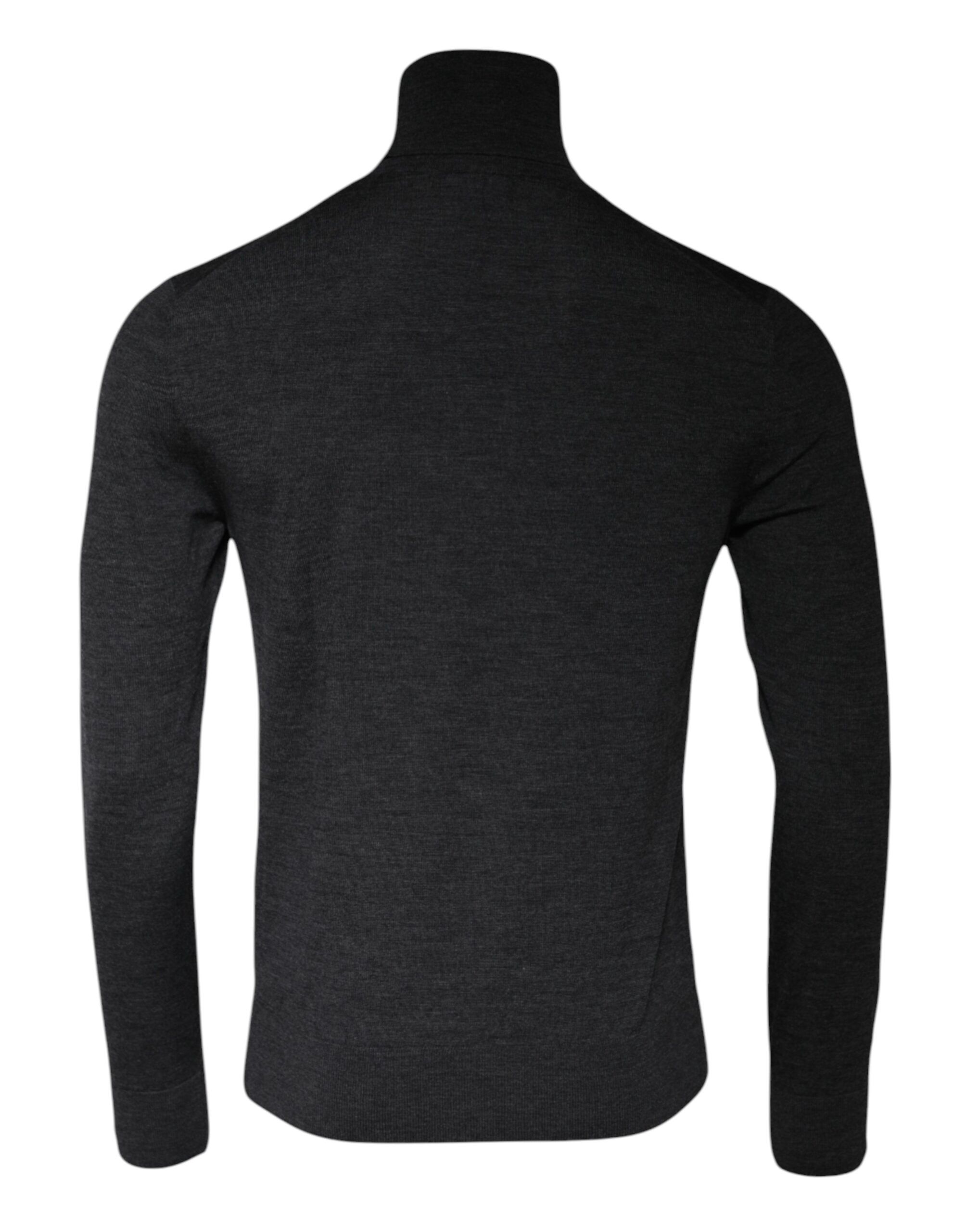 Wool Knit Turtleneck Pullover Men's Sweater - Dolce & Gabbana - Modalova