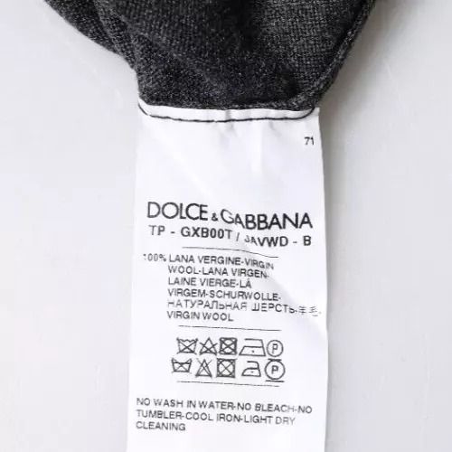 Wool Knit Turtleneck Pullover Men's Sweater - Dolce & Gabbana - Modalova
