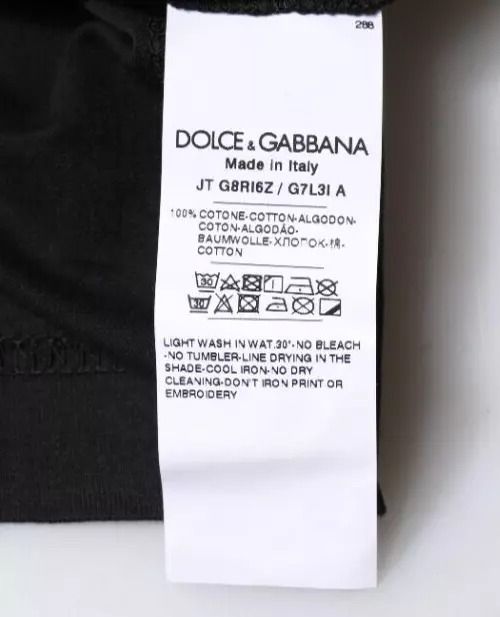 Cotton Crew Neck Short Sleeves Men's T-shirt - Dolce & Gabbana - Modalova