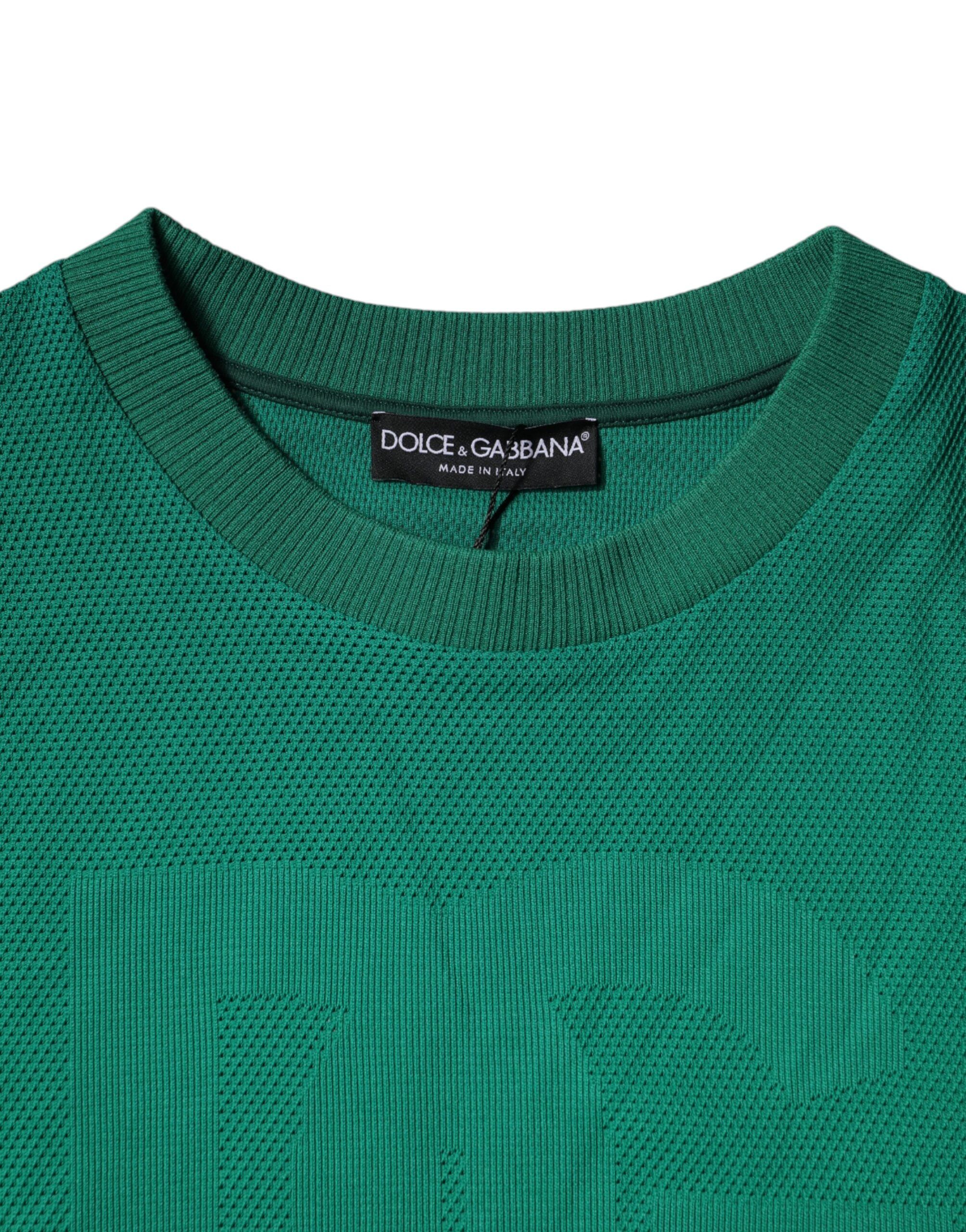 Logo Nylon Crew Neck Pullover Men's Sweater - Dolce & Gabbana - Modalova