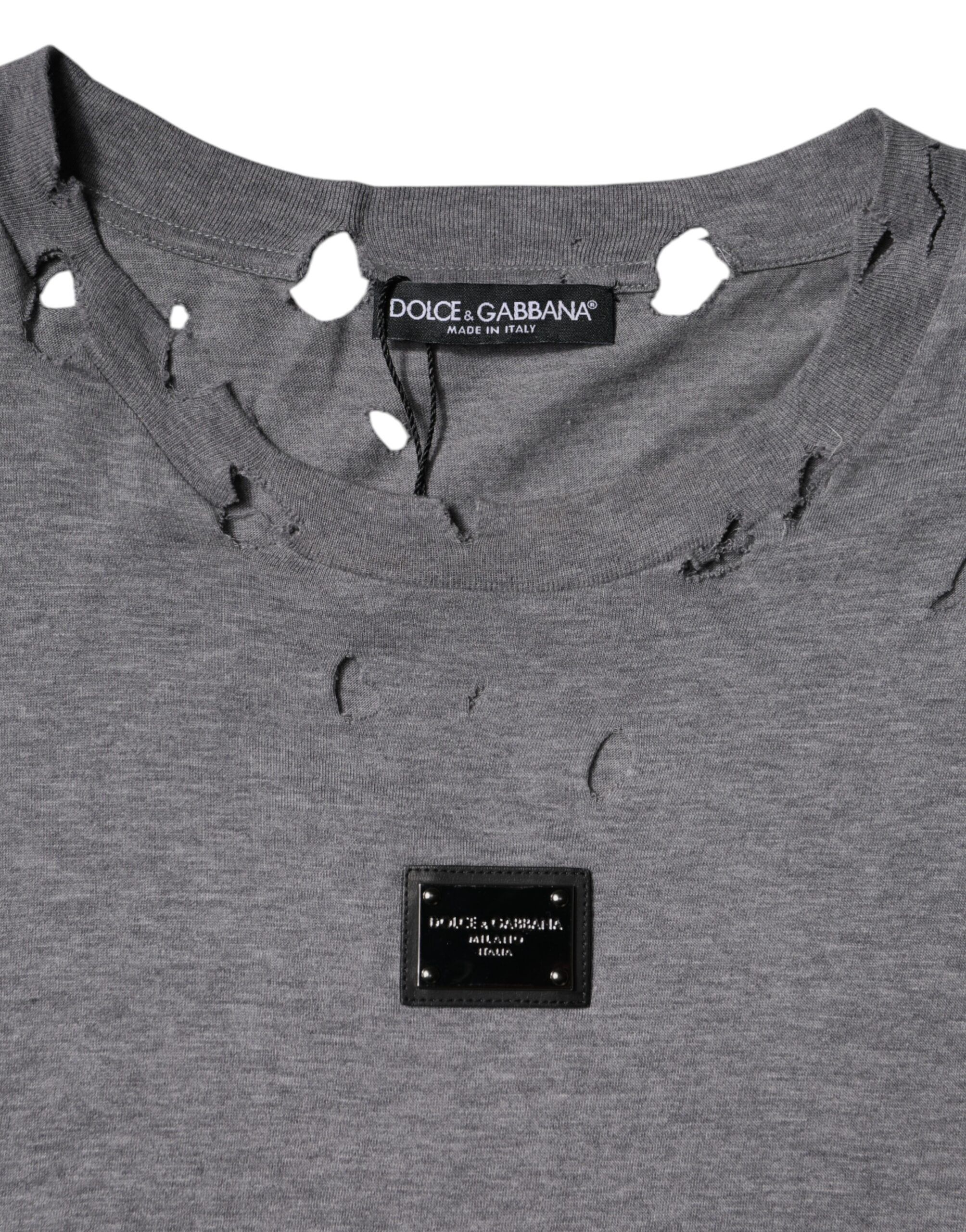 Logo Crew Neck Short Sleeves Men's T-shirt - Dolce & Gabbana - Modalova