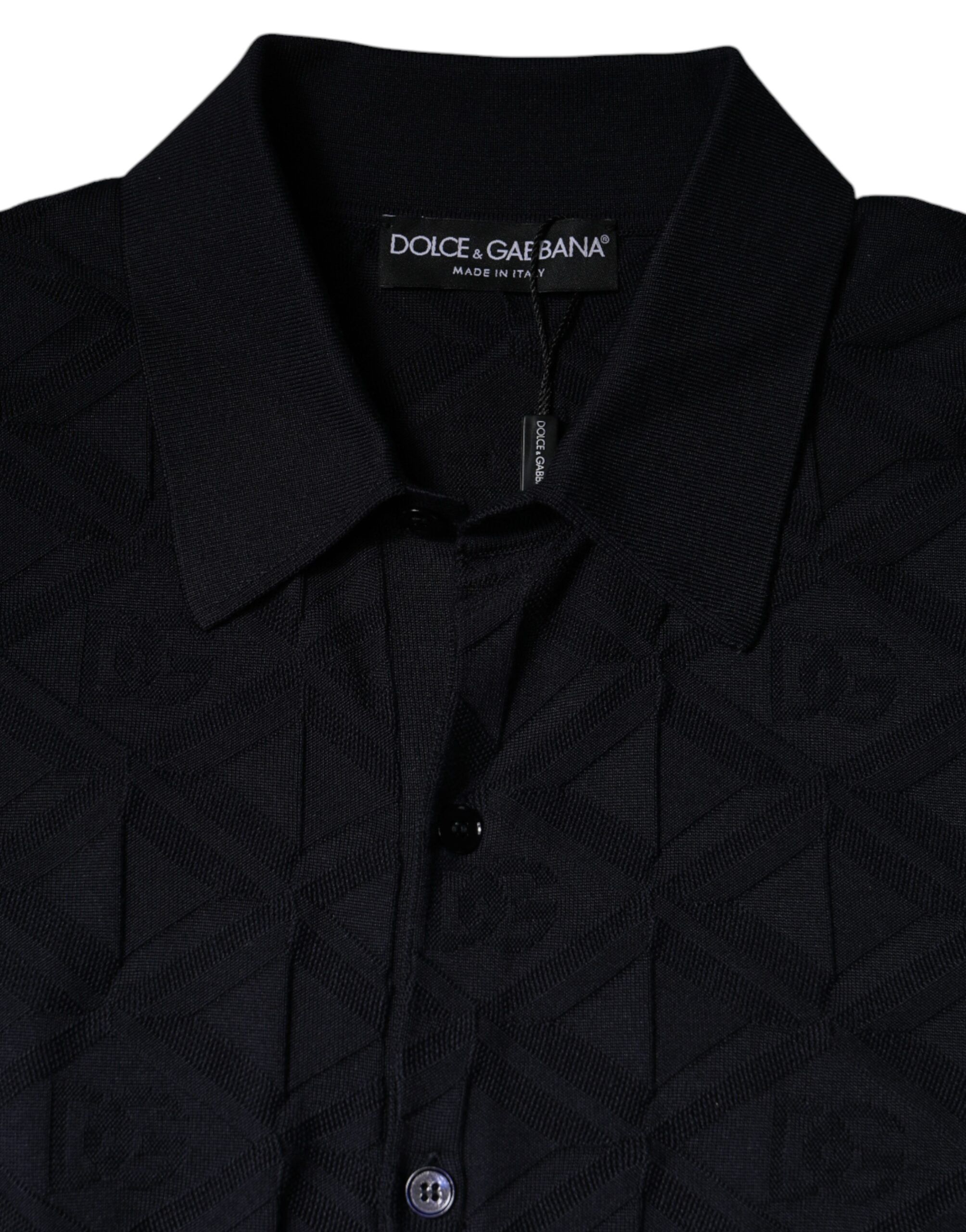 Silk Crew Neck Men Cardigan Men's Sweater - Dolce & Gabbana - Modalova