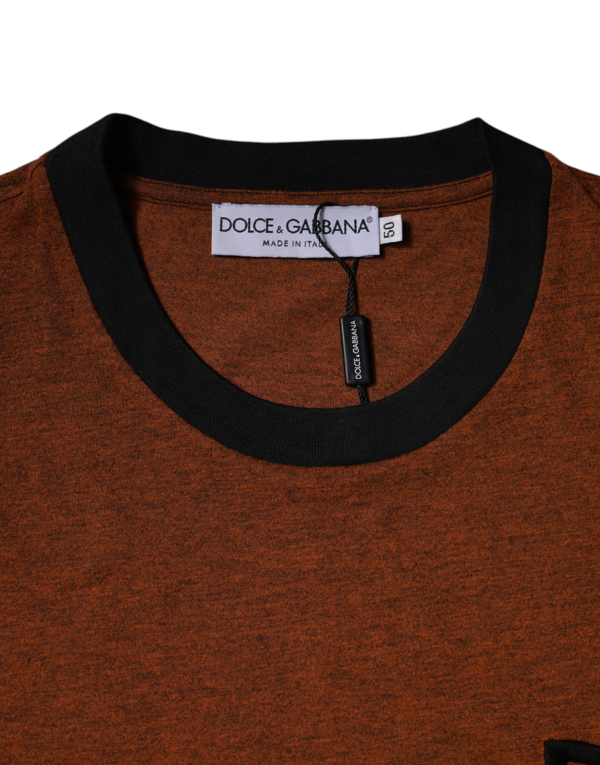 DG Logo Polyester Crew Neck Men's T-shirt - Dolce & Gabbana - Modalova