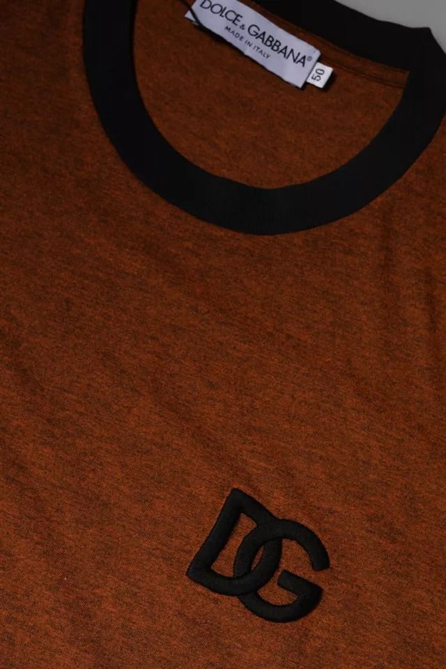 DG Logo Polyester Crew Neck Men's T-shirt - Dolce & Gabbana - Modalova