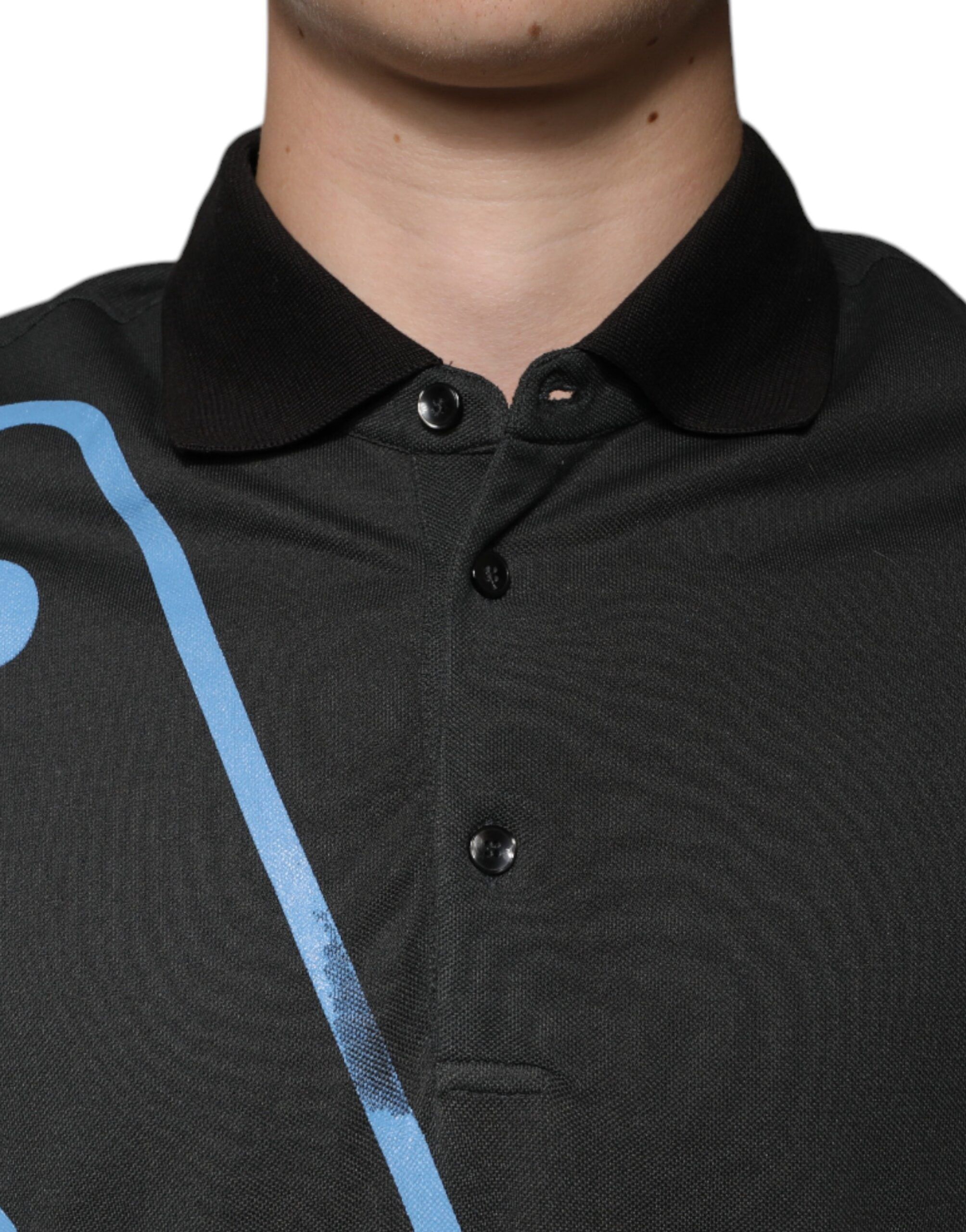 Logo Print Collared Cotton Polo Men's T-shirt (Pre-Owned) - Dolce & Gabbana - Modalova
