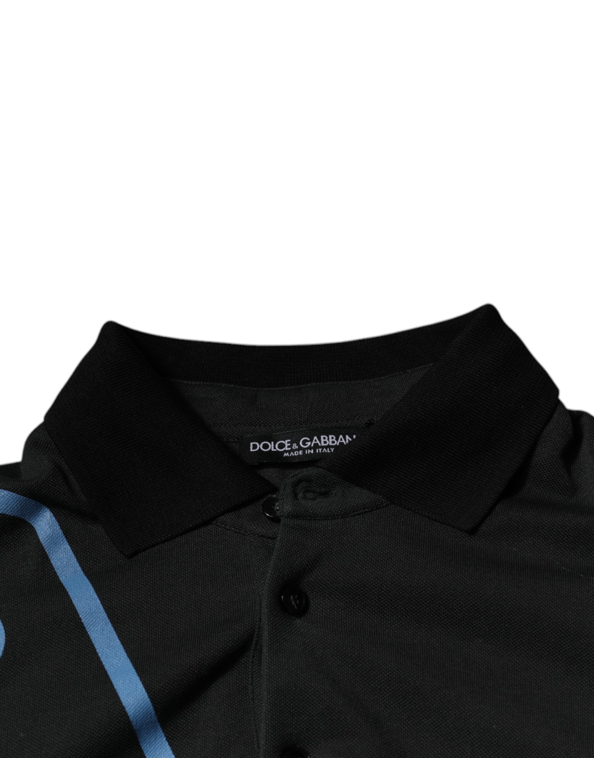 Logo Print Collared Cotton Polo Men's T-shirt (Pre-Owned) - Dolce & Gabbana - Modalova