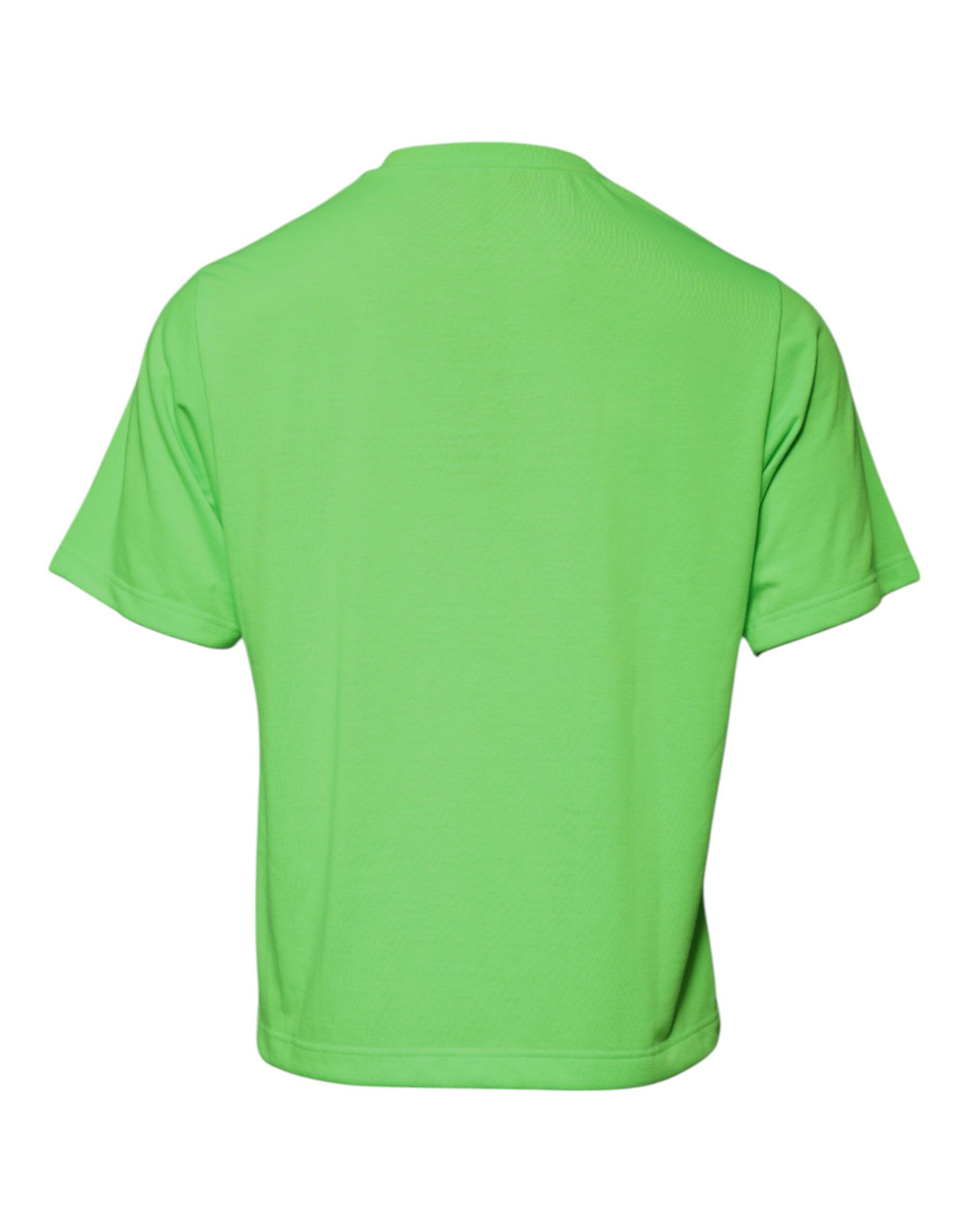 Logo Polyester Crew Neck Men's T-shirt - Dolce & Gabbana - Modalova