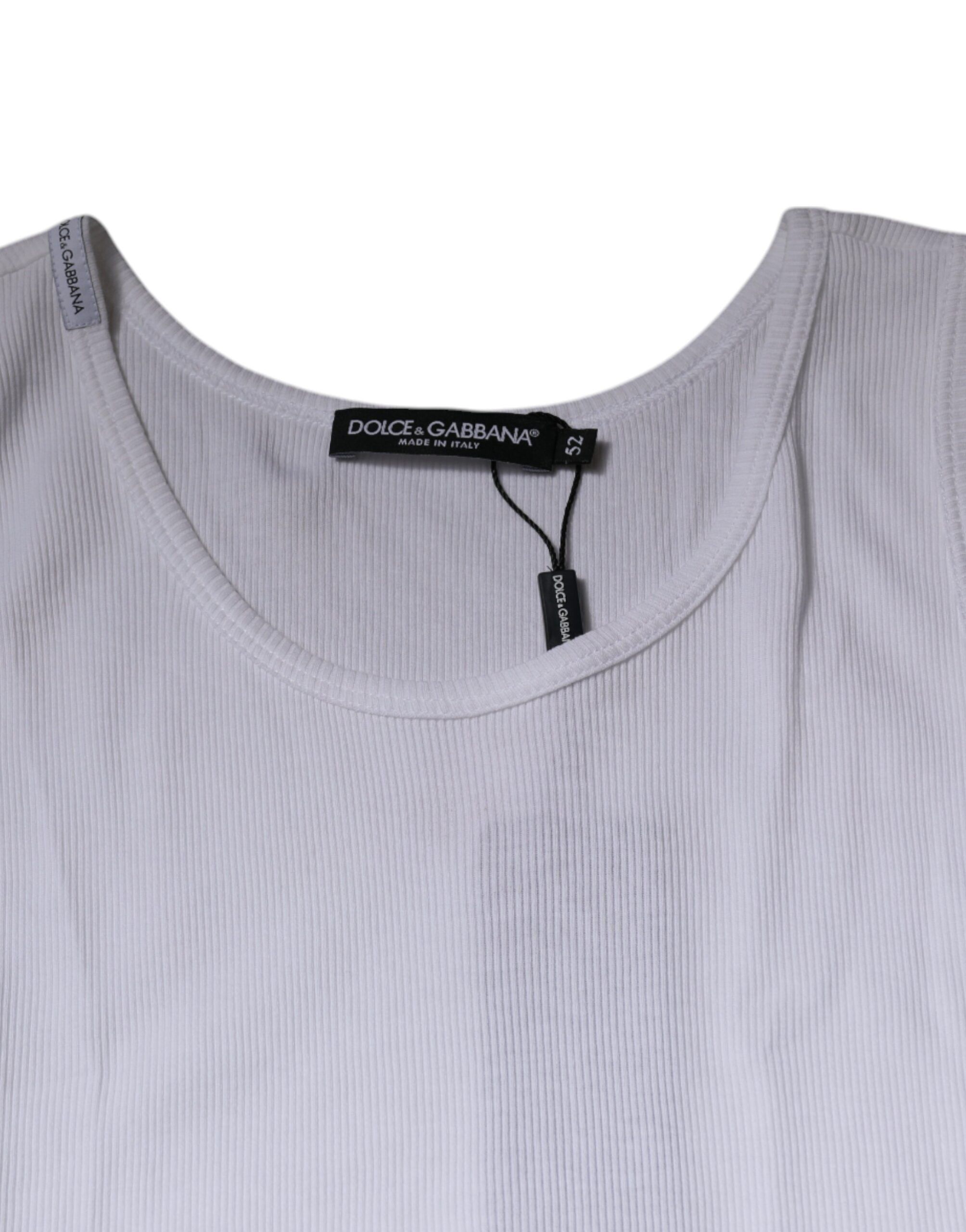 Cotton Sleeveless Round Neck Tank Men's T-shirt (Pre-Owned) - Dolce & Gabbana - Modalova