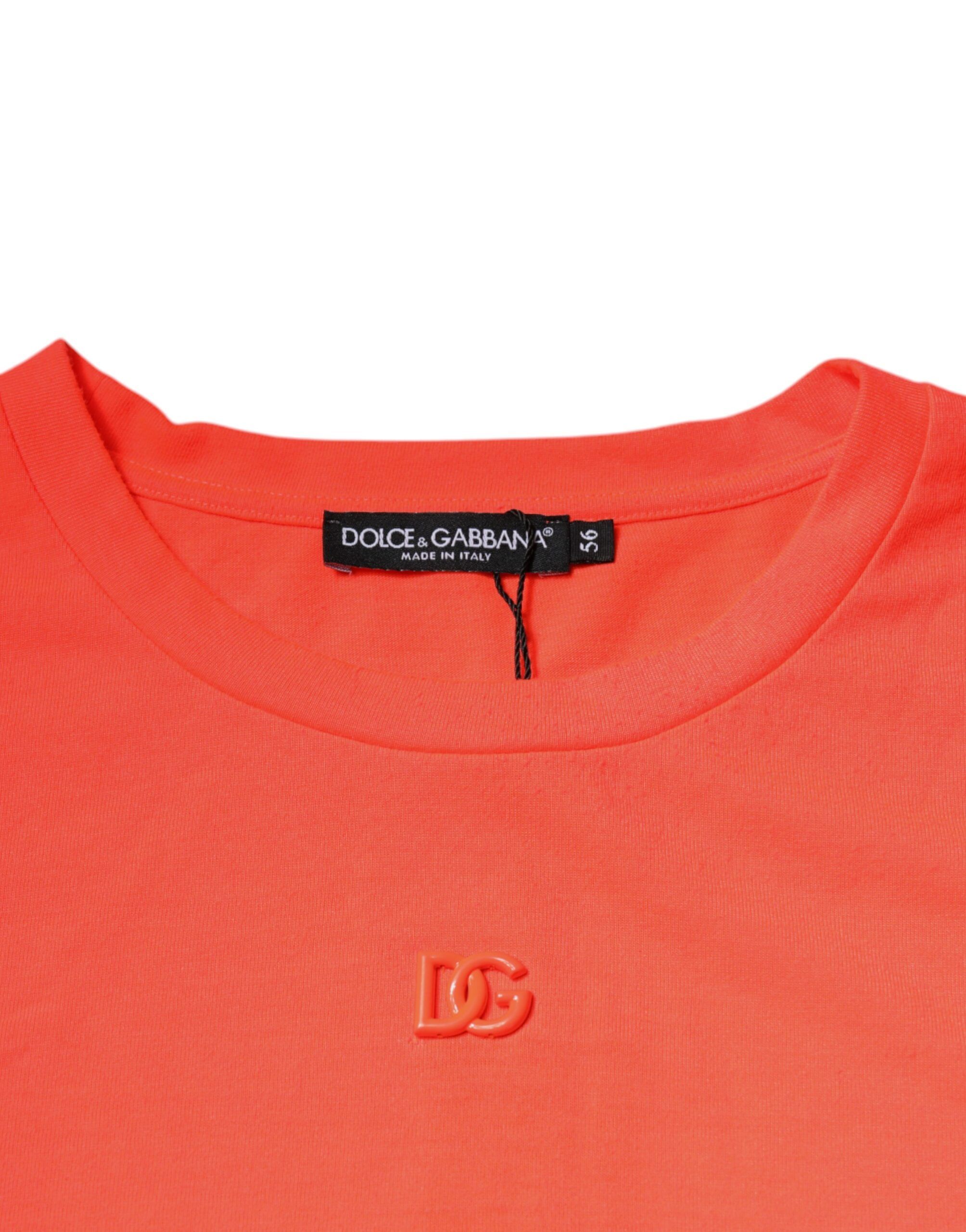 Logo Polyester Crew Neck Men's T-shirt (Pre-Owned) - Dolce & Gabbana - Modalova