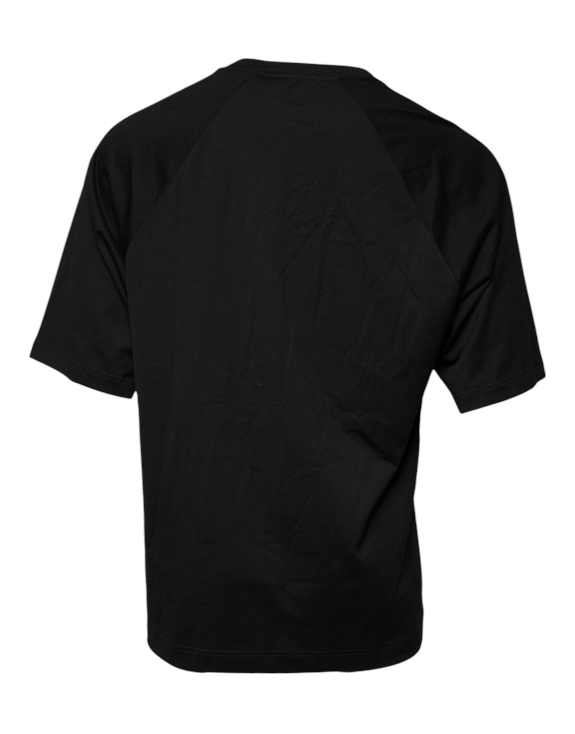Logo Print Cotton Crew Neck Men's T-shirt - Dolce & Gabbana - Modalova
