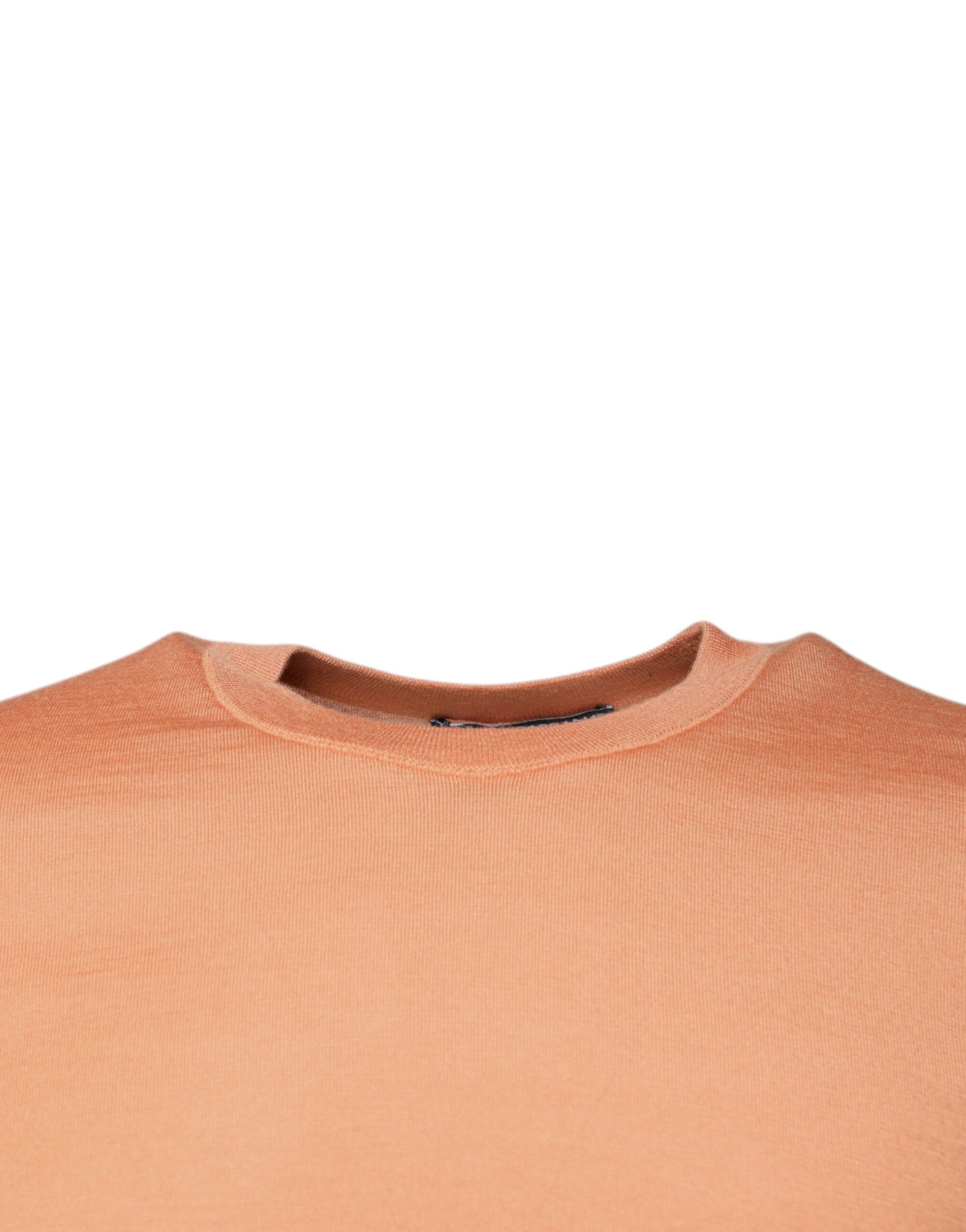 Wool Crewneck Pullover Cropped Men's Sweater - Dolce & Gabbana - Modalova
