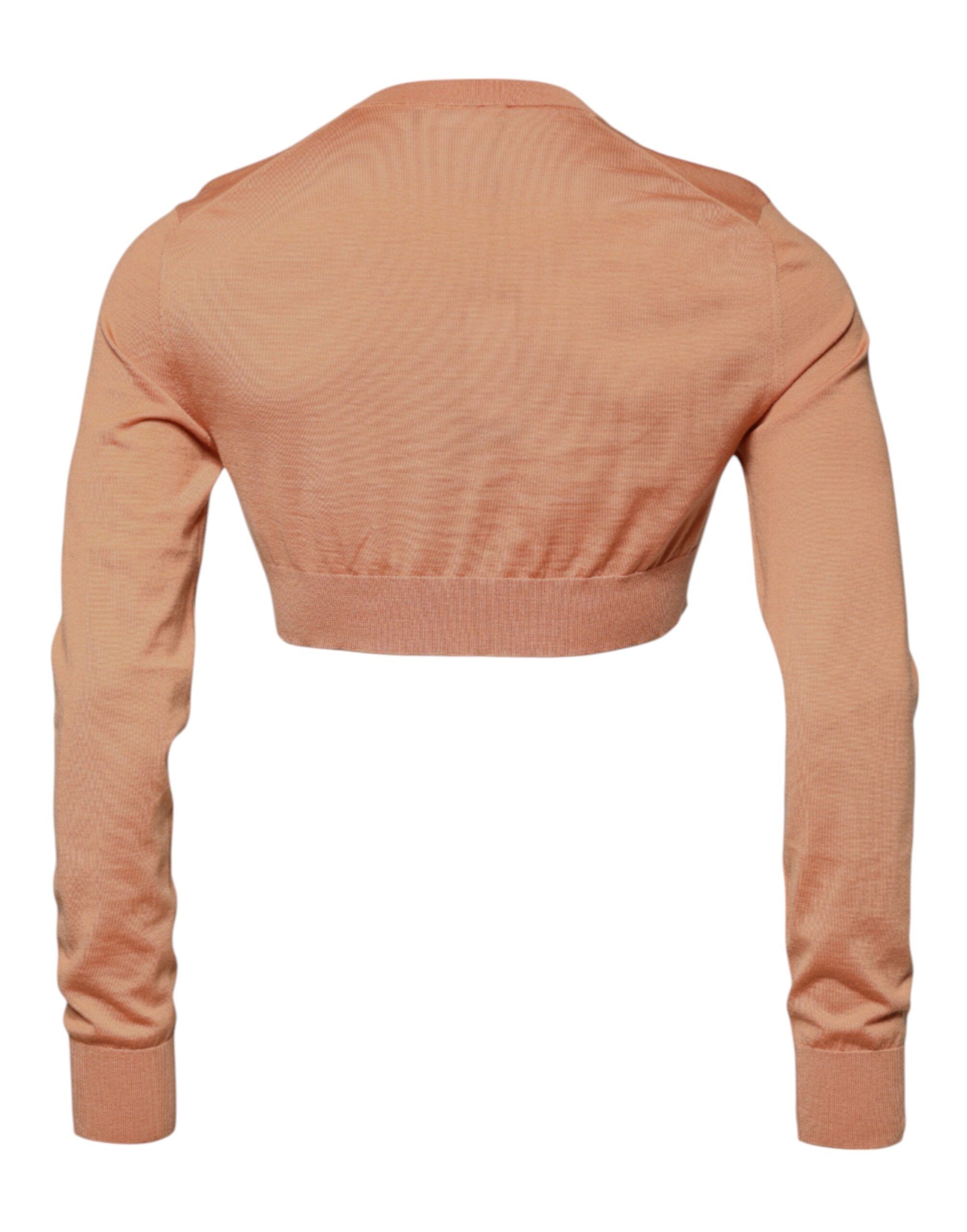 Wool Crewneck Pullover Cropped Men's Sweater - Dolce & Gabbana - Modalova