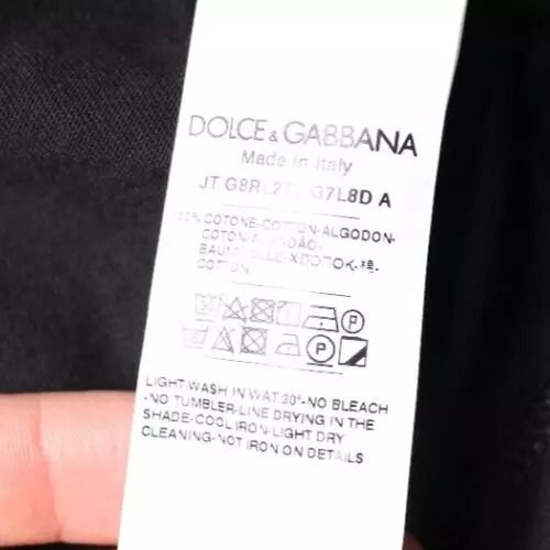 Cotton Crew Neck Short Sleeves Men's T-shirt (Pre-Owned) - Dolce & Gabbana - Modalova