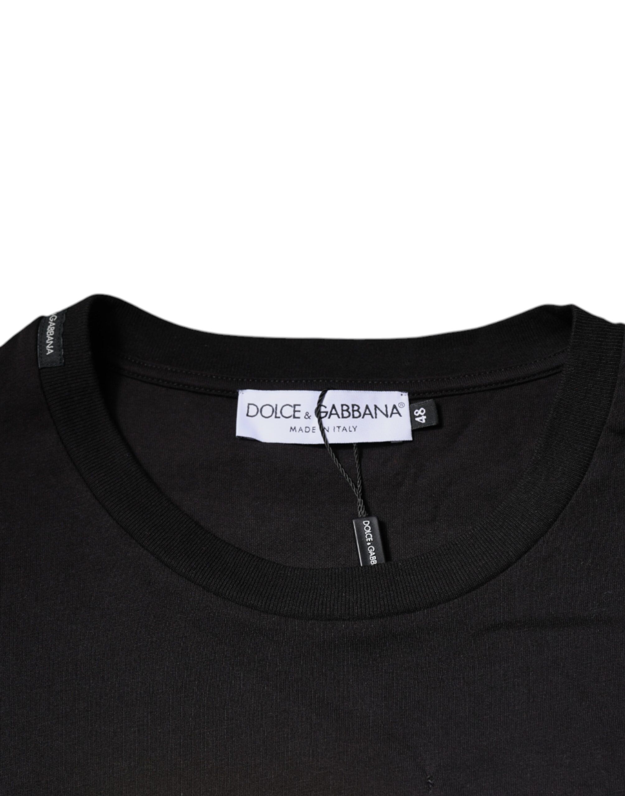 Logo Print Cotton Crew Neck Men's T-shirt (Pre-Owned) - Dolce & Gabbana - Modalova
