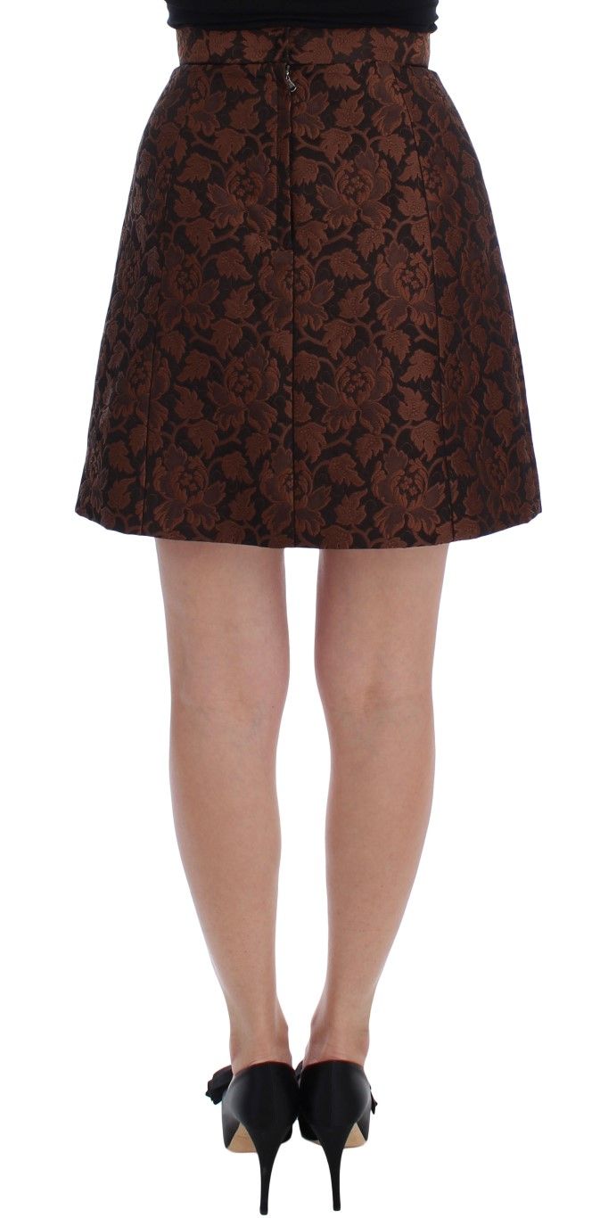 Floral Brocade Mini Bubble Women's Skirt - Dolce & Gabbana - Modalova