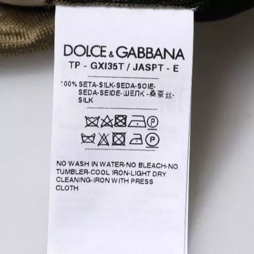 Camouflage Collared Polo Men's T-shirt (Pre-Owned) - Dolce & Gabbana - Modalova