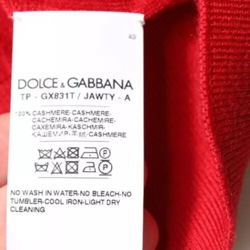 Cashmere Collared Pullover Men's Sweater (Pre-Owned) - Dolce & Gabbana - Modalova