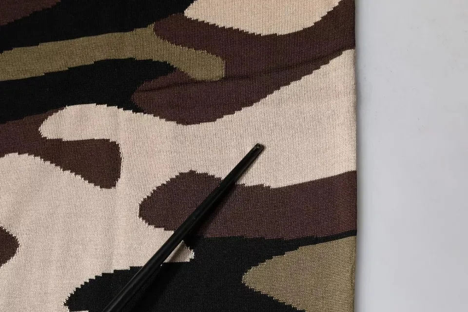 Camouflage Collared Polo Men's T-shirt (Pre-Owned) - Dolce & Gabbana - Modalova
