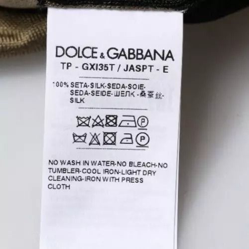 Camouflage Collared Polo Men's T-shirt (Pre-Owned) - Dolce & Gabbana - Modalova