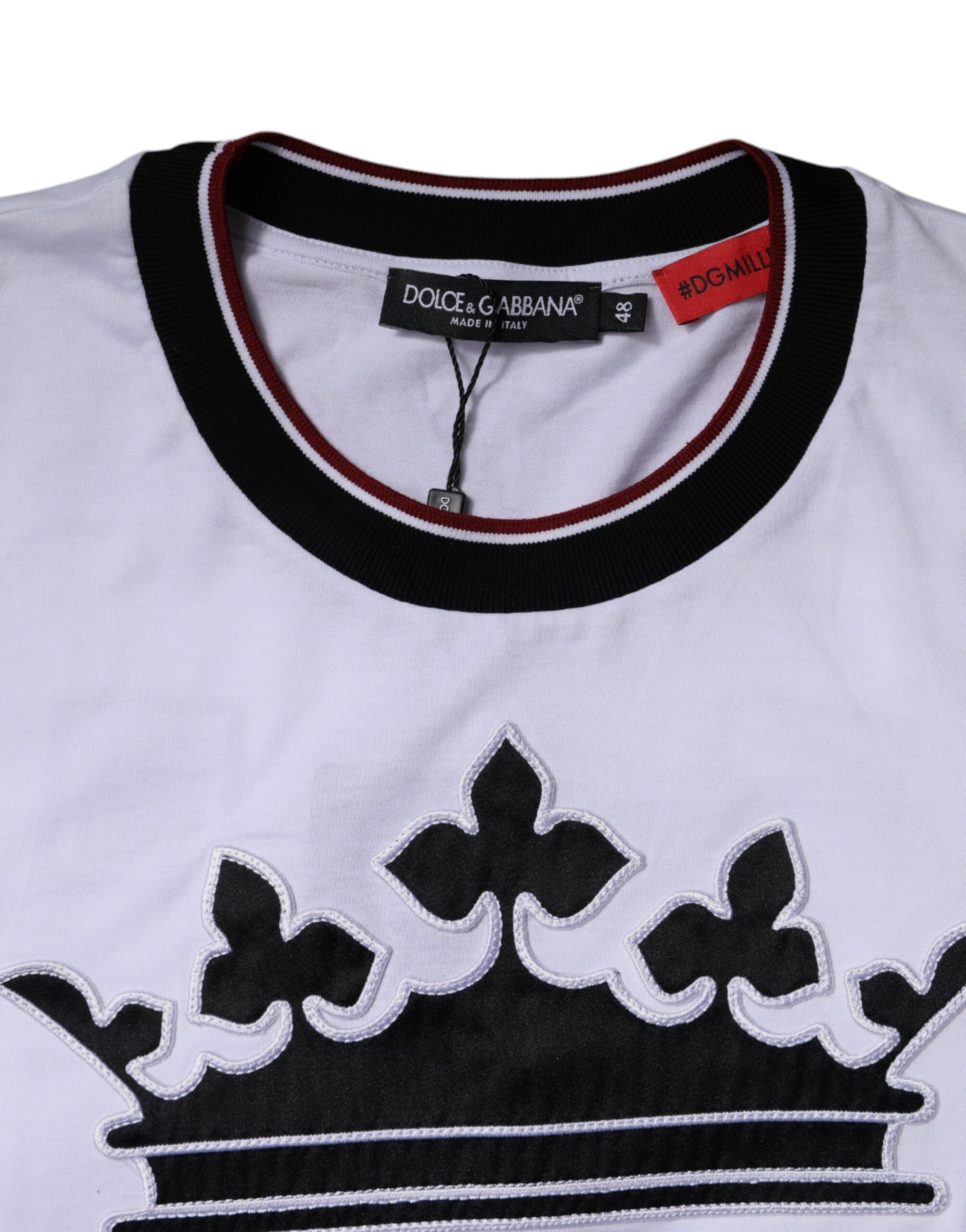 Jersey Crew Neck Short Sleeves Men's T-shirt - Dolce & Gabbana - Modalova