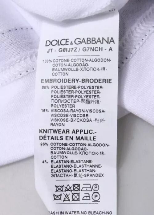 Jersey Crew Neck Short Sleeves Men's T-shirt - Dolce & Gabbana - Modalova