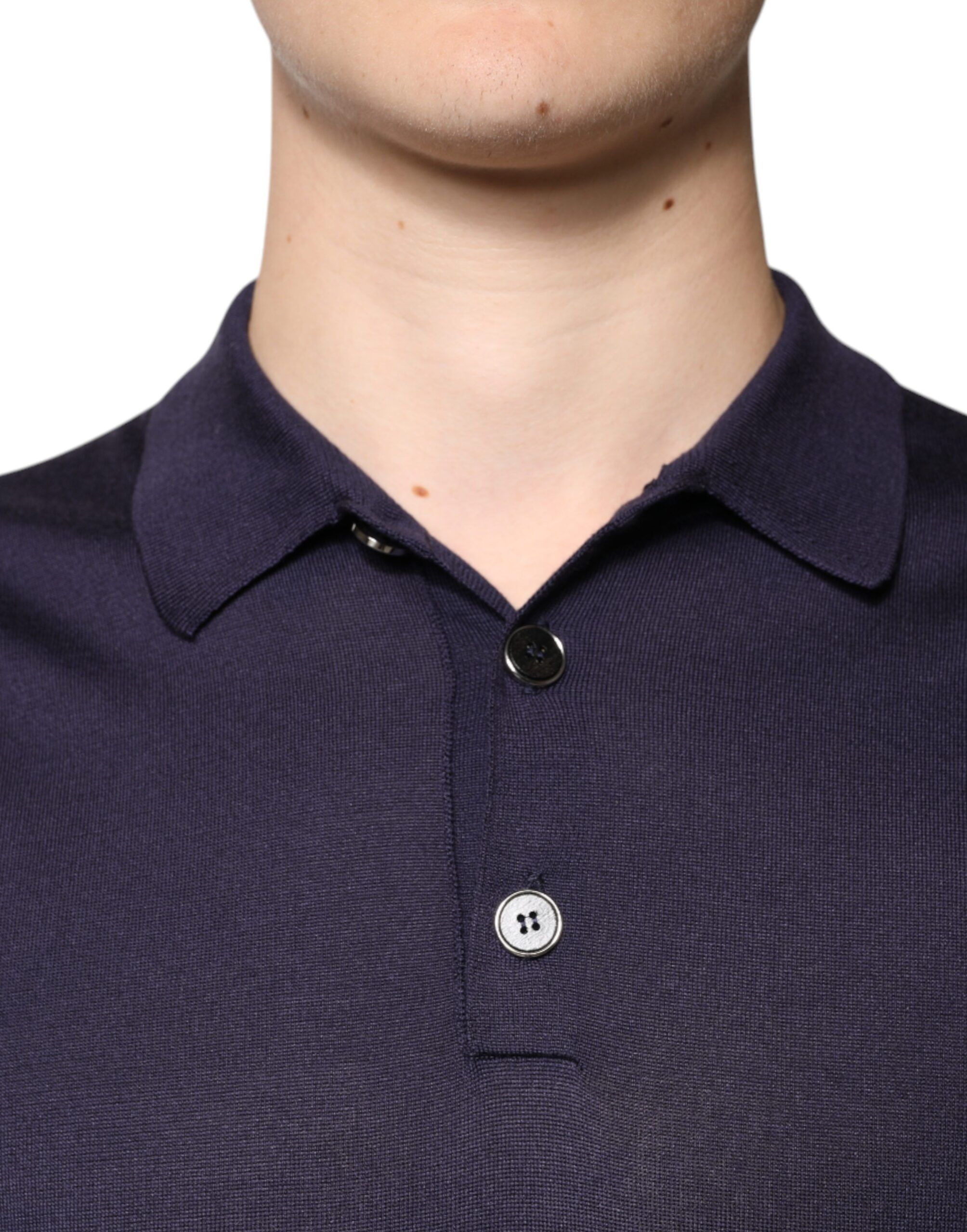 Silk Collared Short Sleeves Polo Men's T-shirt (Pre-Owned) - Dolce & Gabbana - Modalova