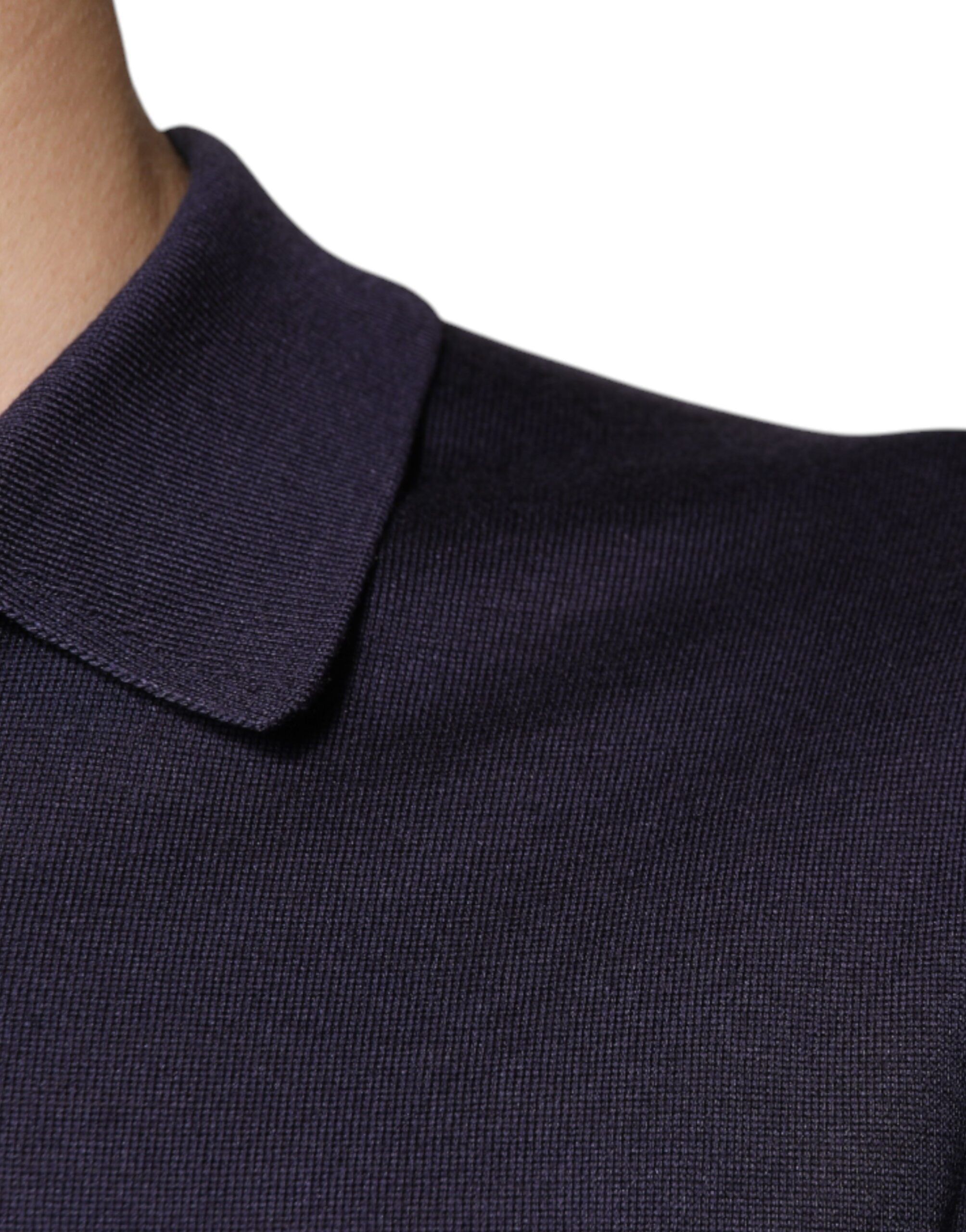 Silk Collared Short Sleeves Polo Men's T-shirt (Pre-Owned) - Dolce & Gabbana - Modalova