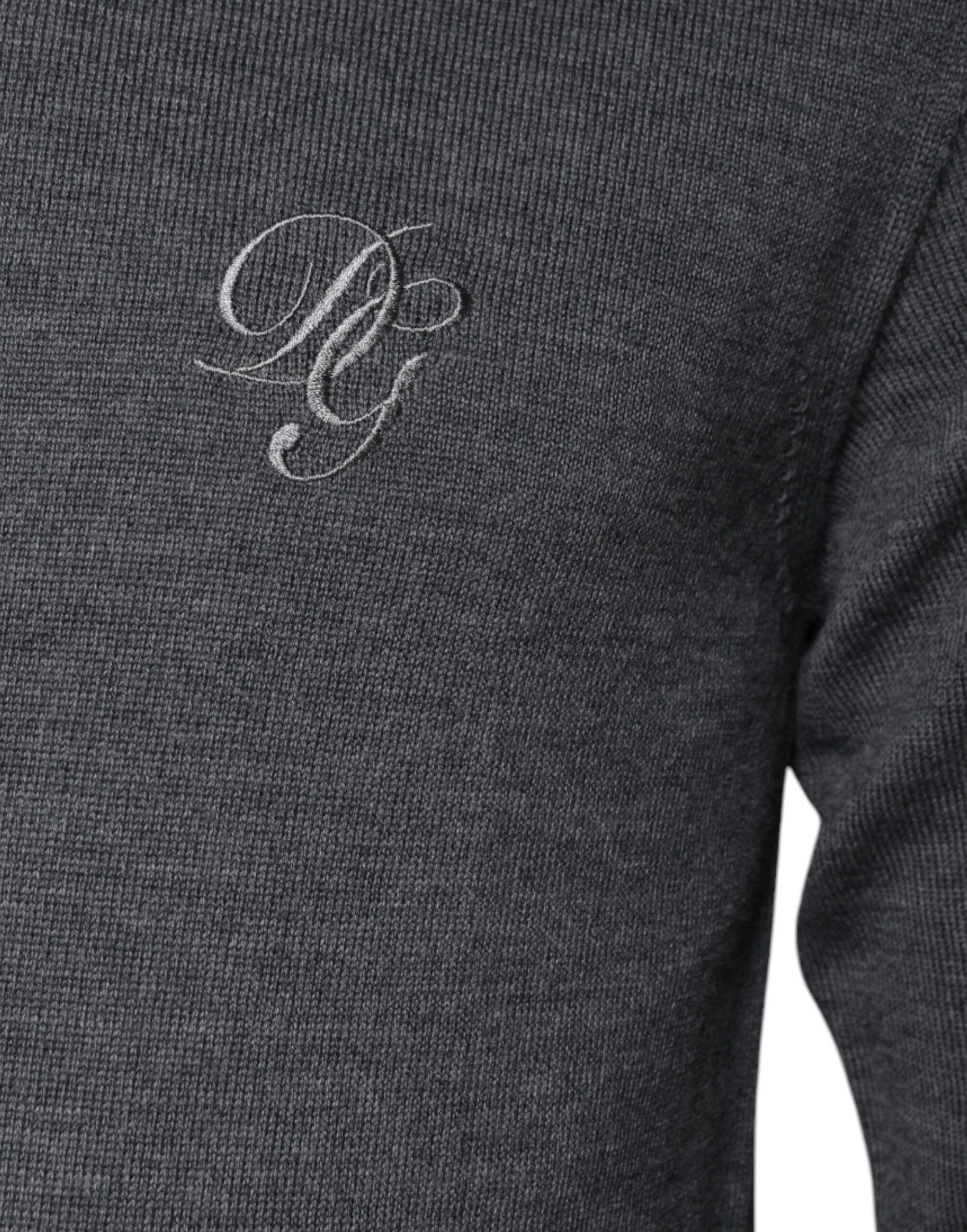 Wool Logo Turtleneck Pullover Men's Sweater (Pre-Owned) - Dolce & Gabbana - Modalova