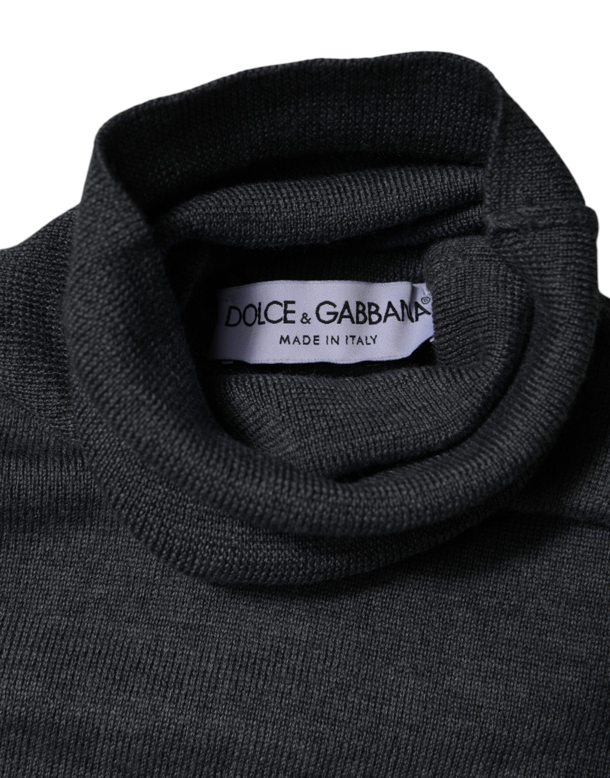 Wool Logo Turtleneck Pullover Men's Sweater (Pre-Owned) - Dolce & Gabbana - Modalova