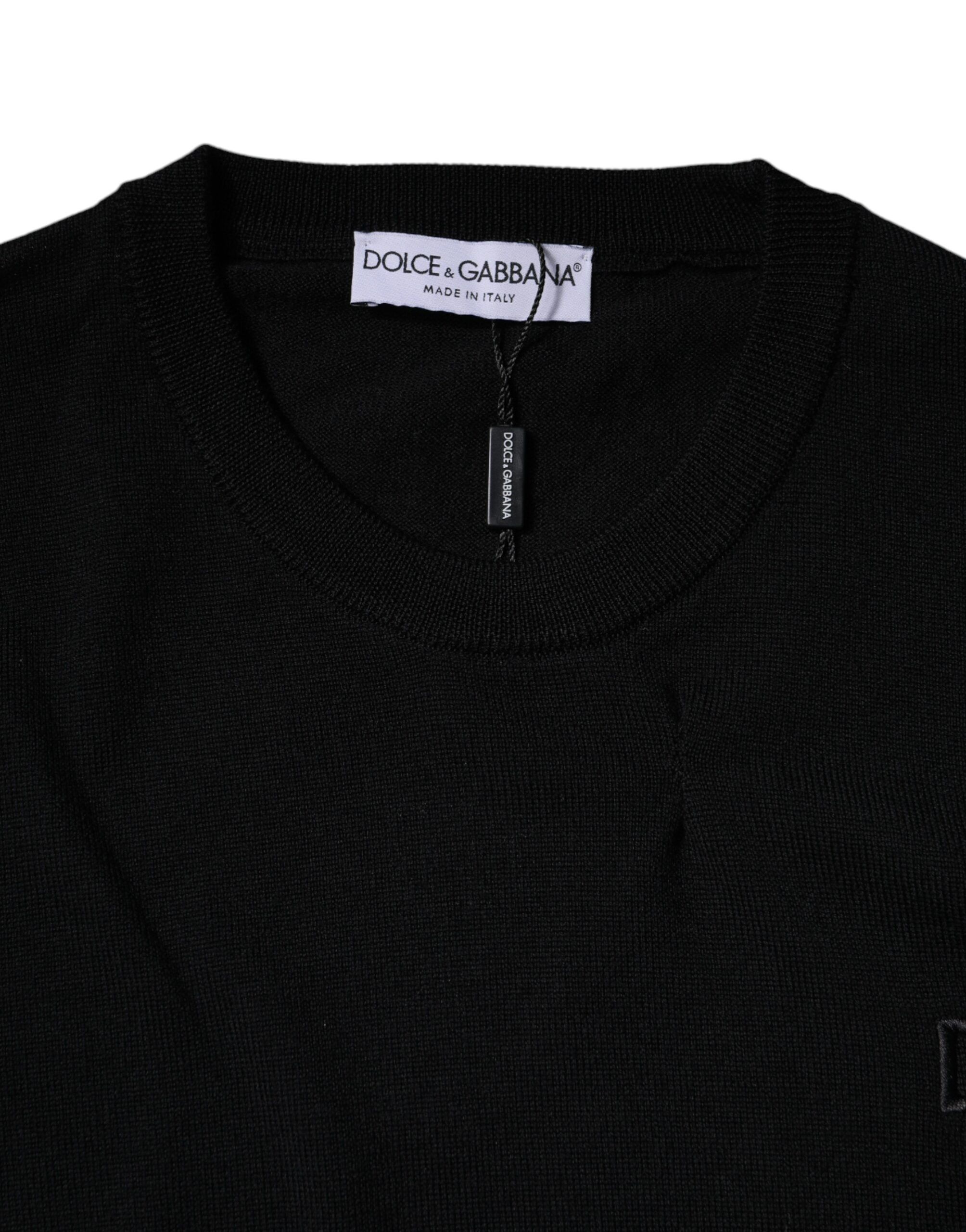Logo Wool Crew Neck Pullover Men's Sweater (Pre-Owned) - Dolce & Gabbana - Modalova