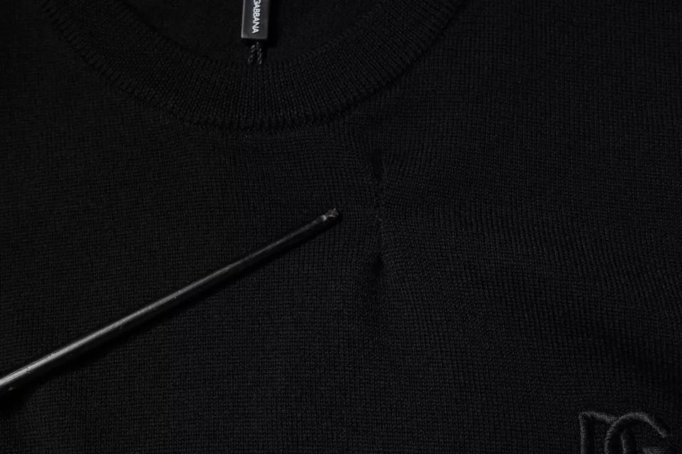 Logo Wool Crew Neck Pullover Men's Sweater (Pre-Owned) - Dolce & Gabbana - Modalova