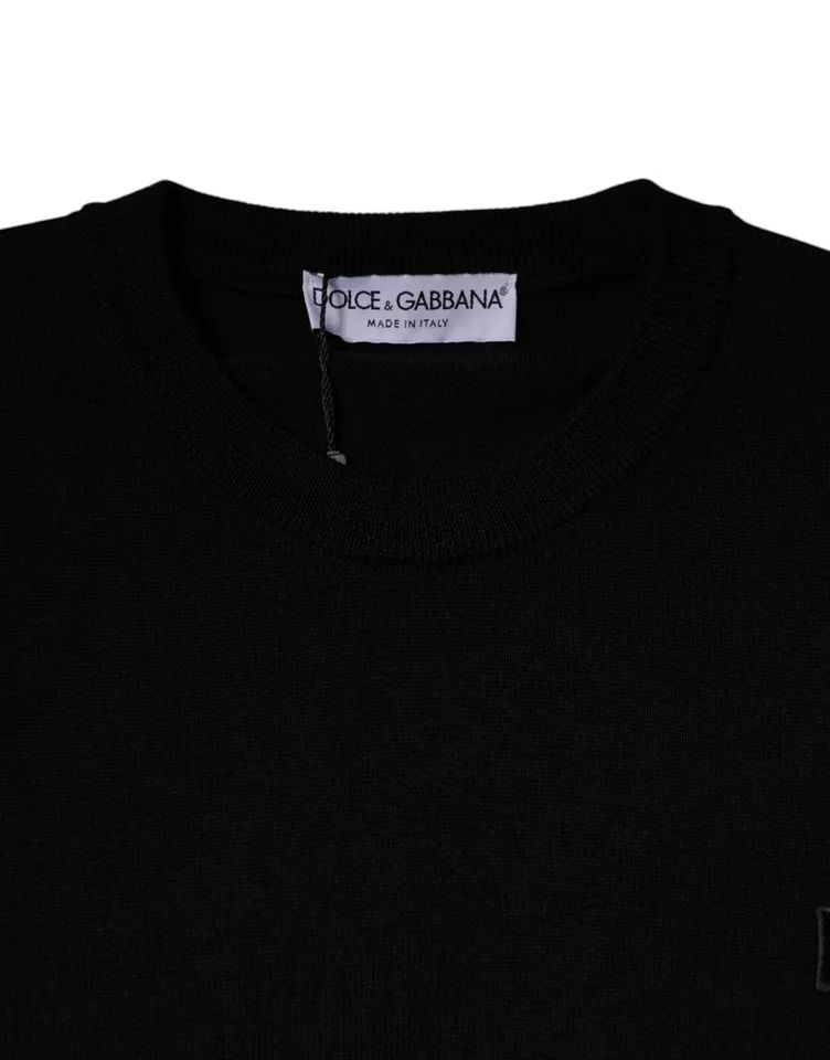 Logo Wool Crew Neck Pullover Men's Sweater (Pre-Owned) - Dolce & Gabbana - Modalova