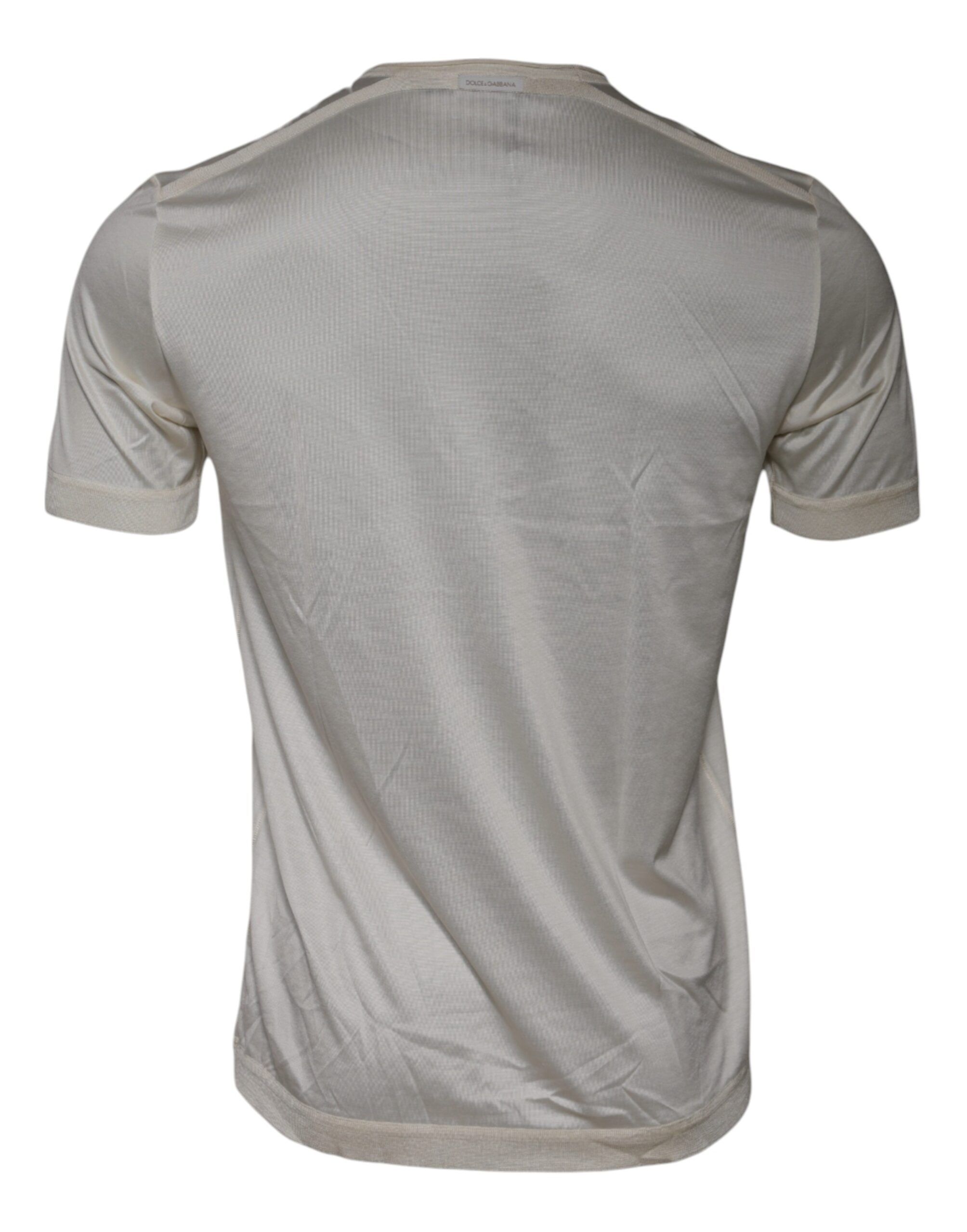 Silk Crew Neck Short Sleeve Men's T-shirt (Pre-Owned) - Dolce & Gabbana - Modalova