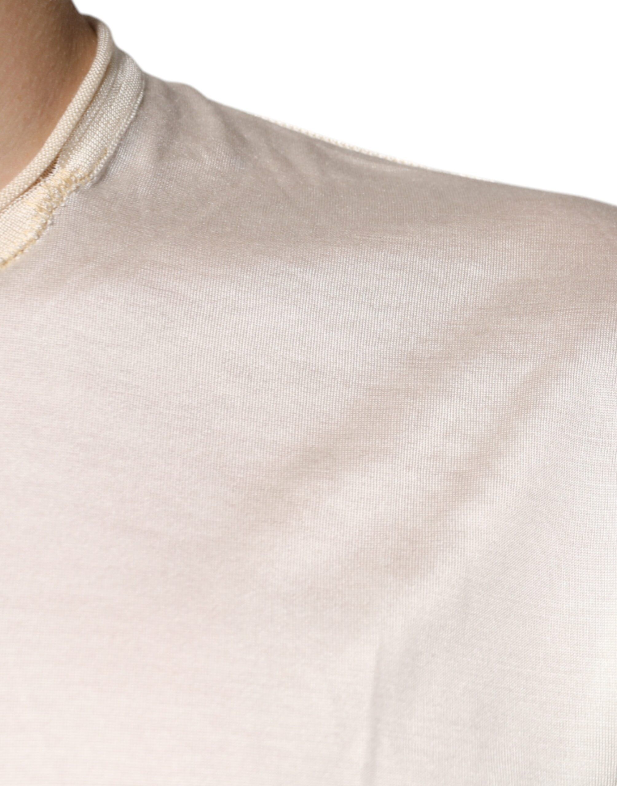 Silk Crew Neck Henley Men's T-shirt (Pre-Owned) - Dolce & Gabbana - Modalova