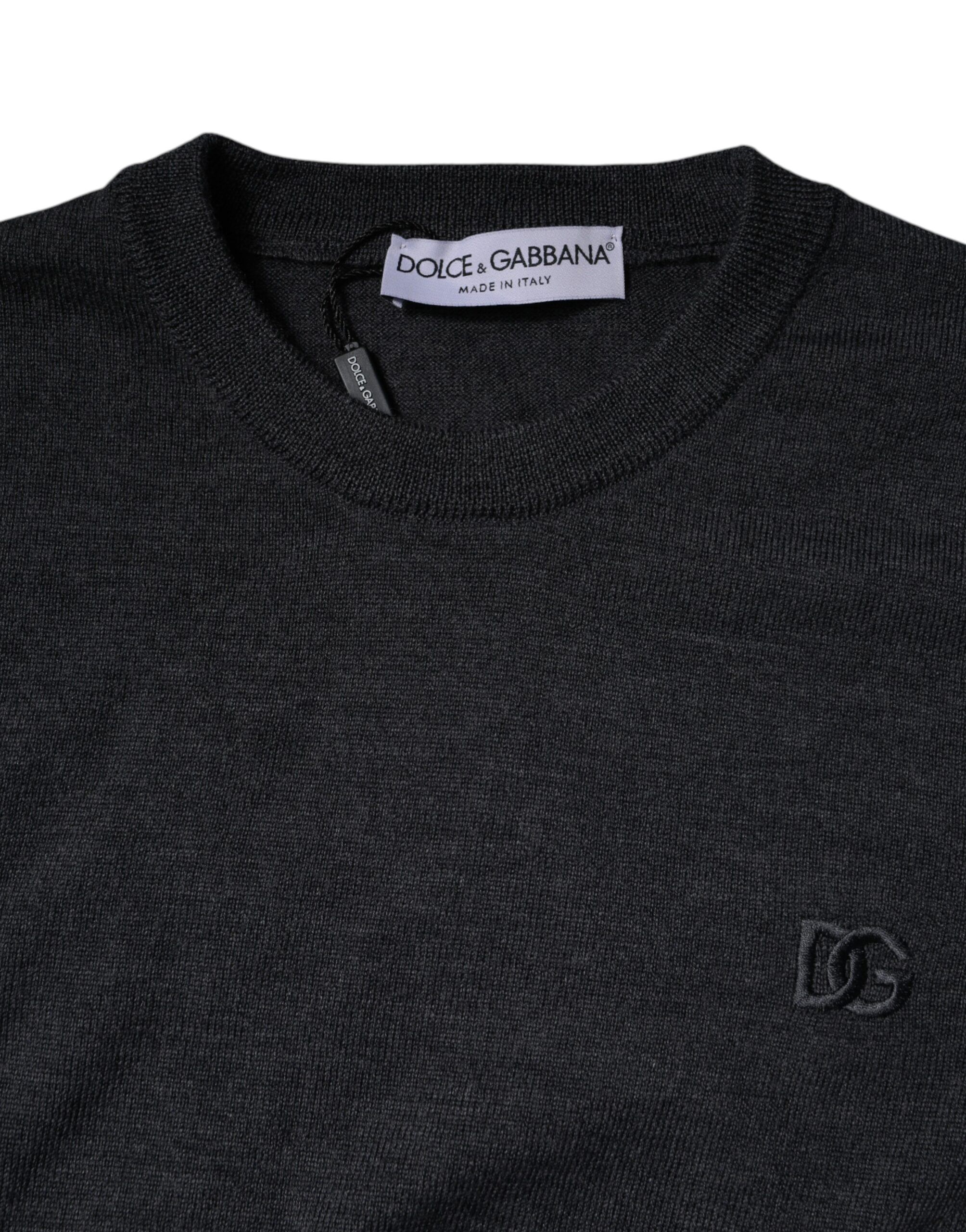 DG Logo Crew Neck Pullover Men's Sweater - Dolce & Gabbana - Modalova