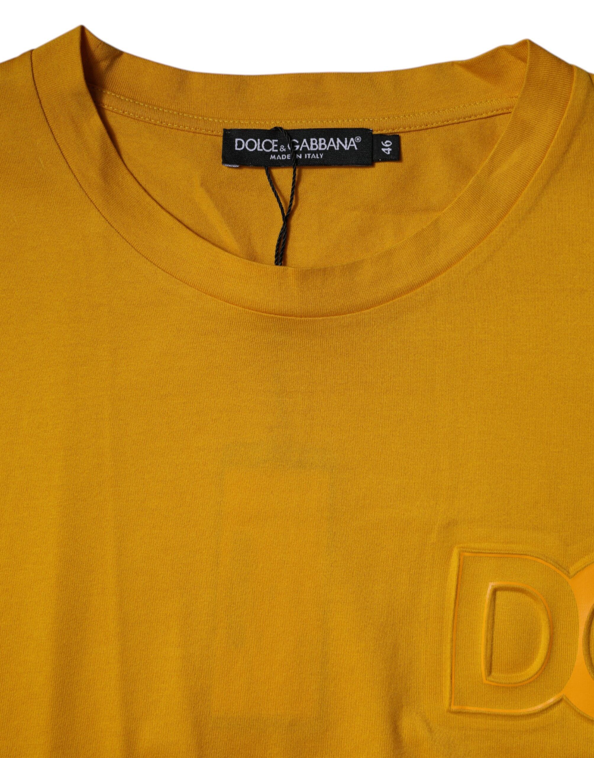 Dark Logo Crew Neck Short Sleeves Men's T-shirt - Dolce & Gabbana - Modalova