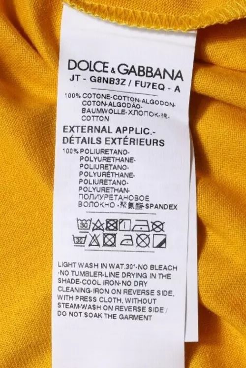 Dark Logo Crew Neck Short Sleeves Men's T-shirt - Dolce & Gabbana - Modalova