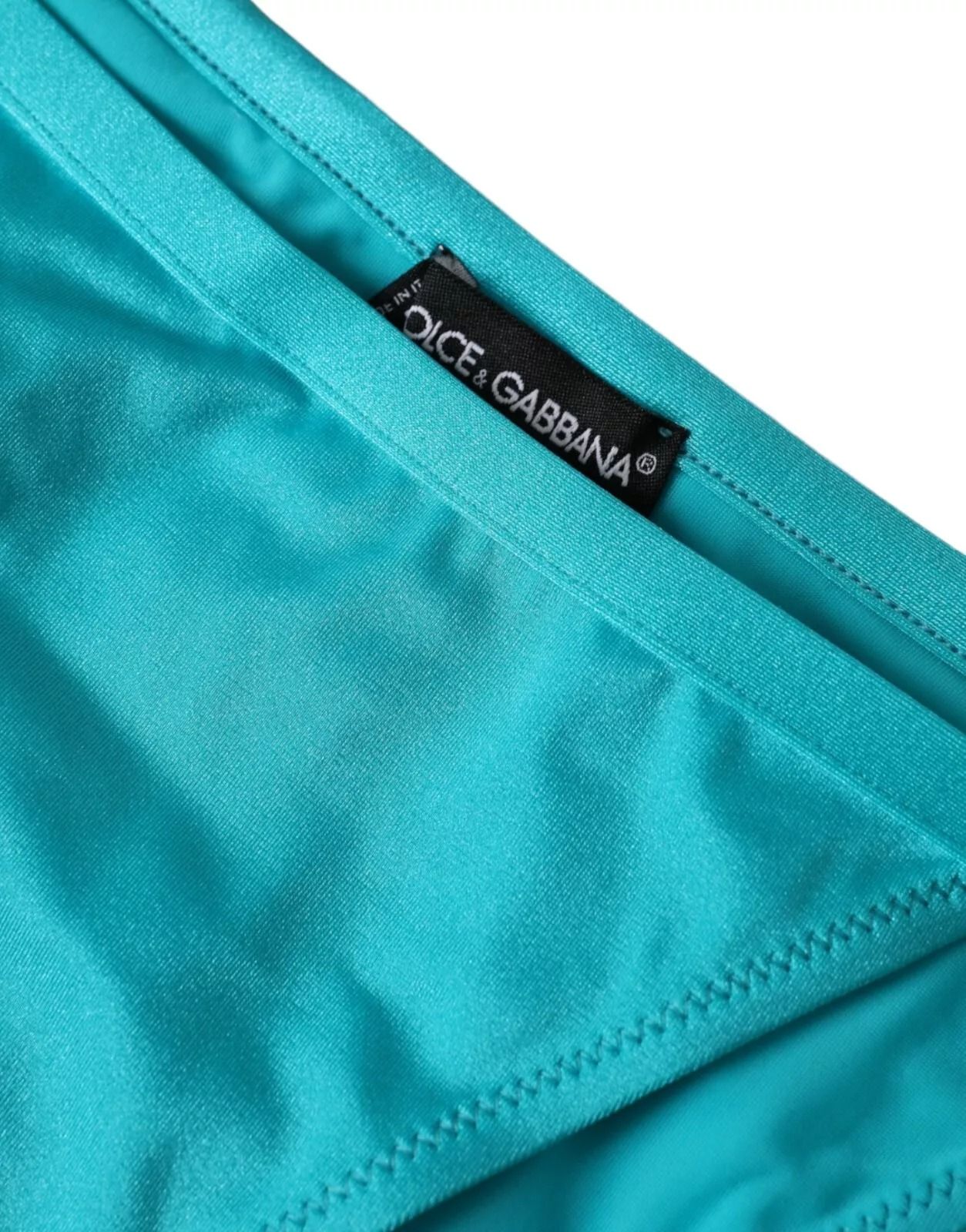 Green Nylon Beachwear Swimwear Bottom Women's Bikini - Dolce & Gabbana - Modalova