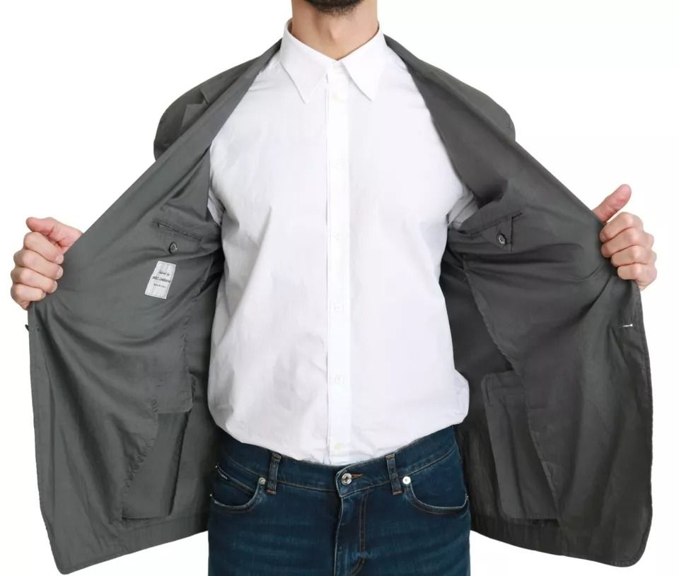Cotton Single Breasted Formal Men's Blazer - Dolce & Gabbana - Modalova