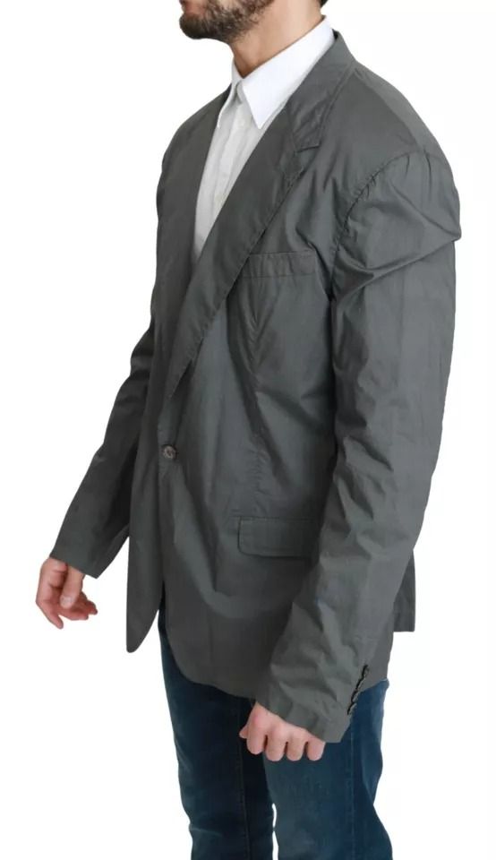 Cotton Single Breasted Formal Men's Blazer - Dolce & Gabbana - Modalova